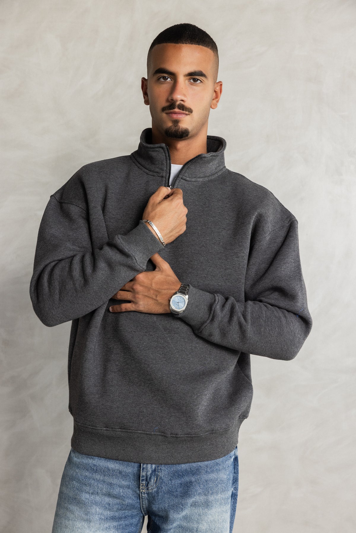 Charcoal Quarter-Zip