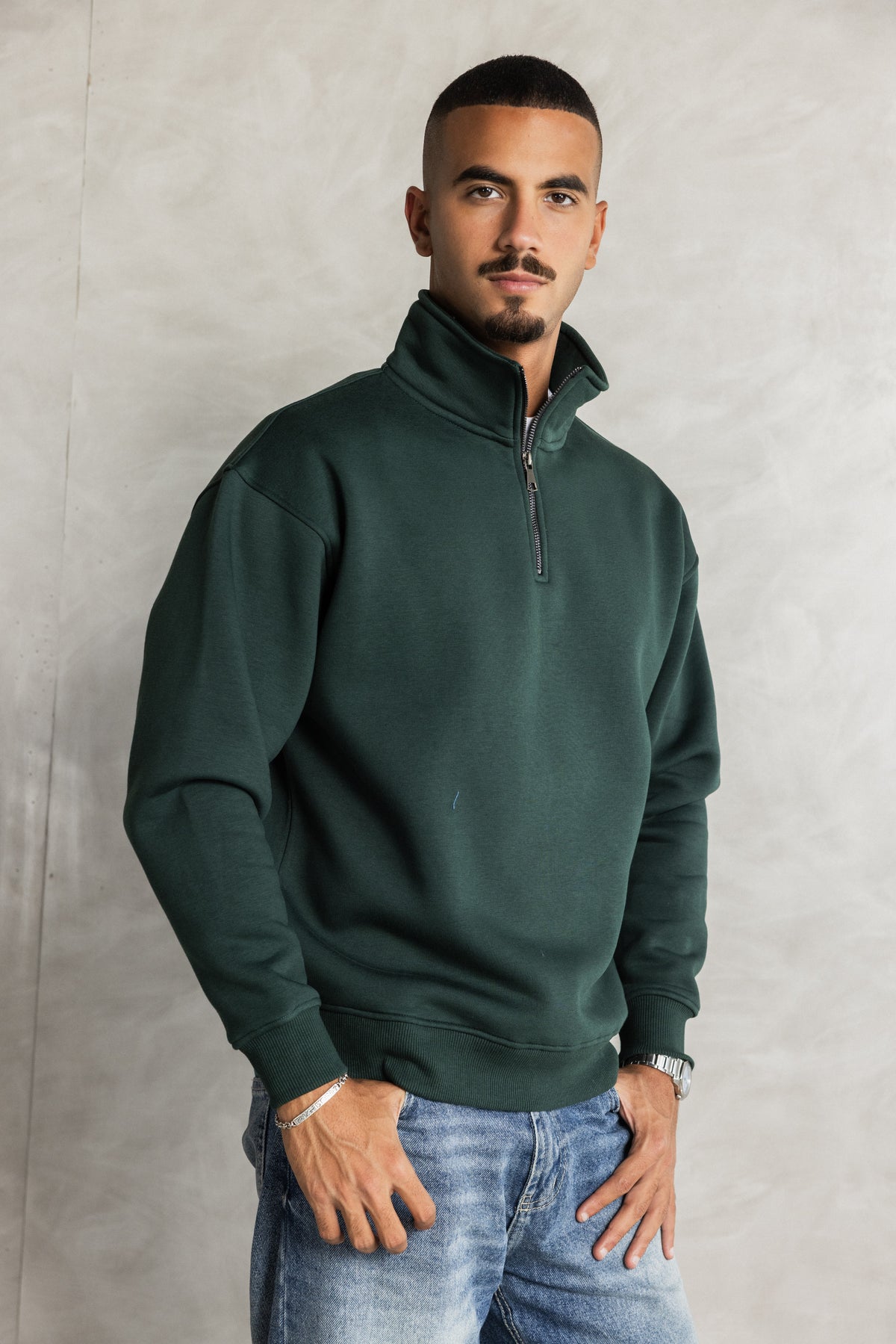 Dark Green Quarter-Zip