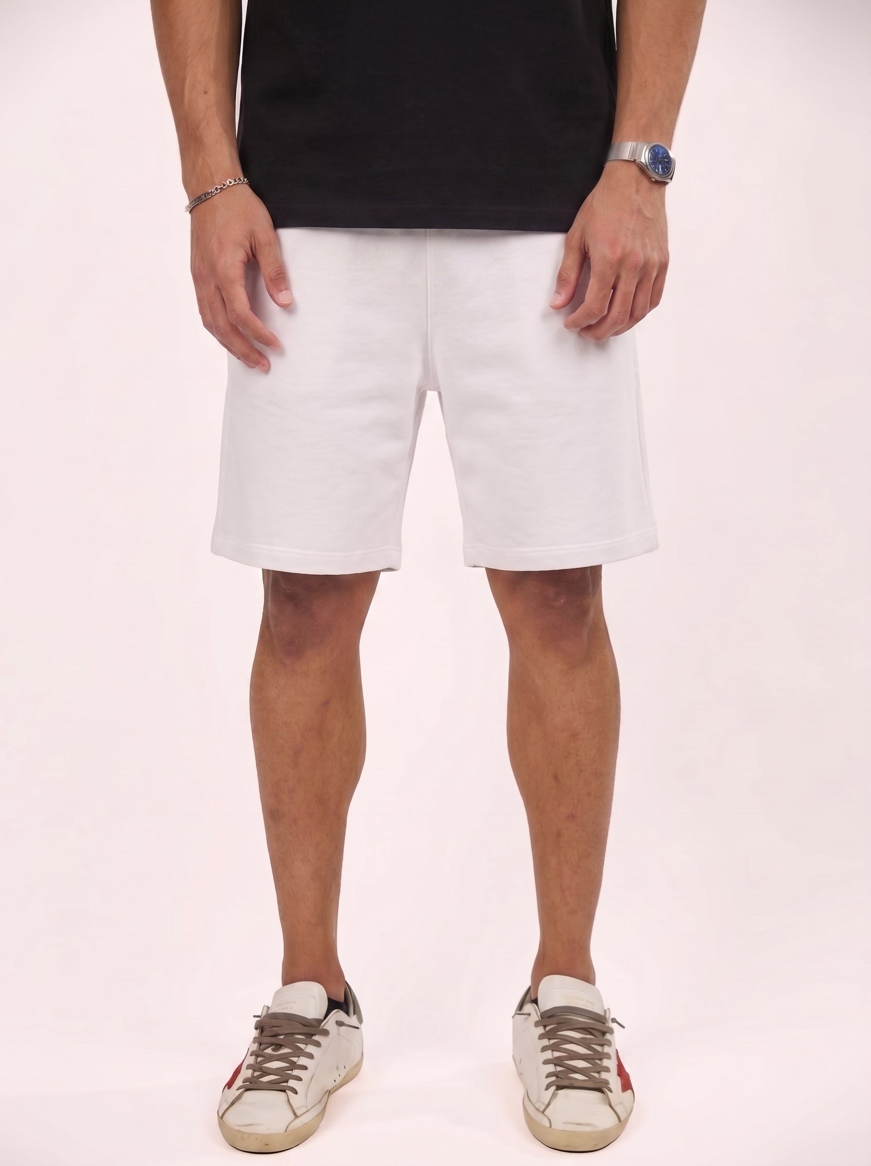 White Cotton Short
