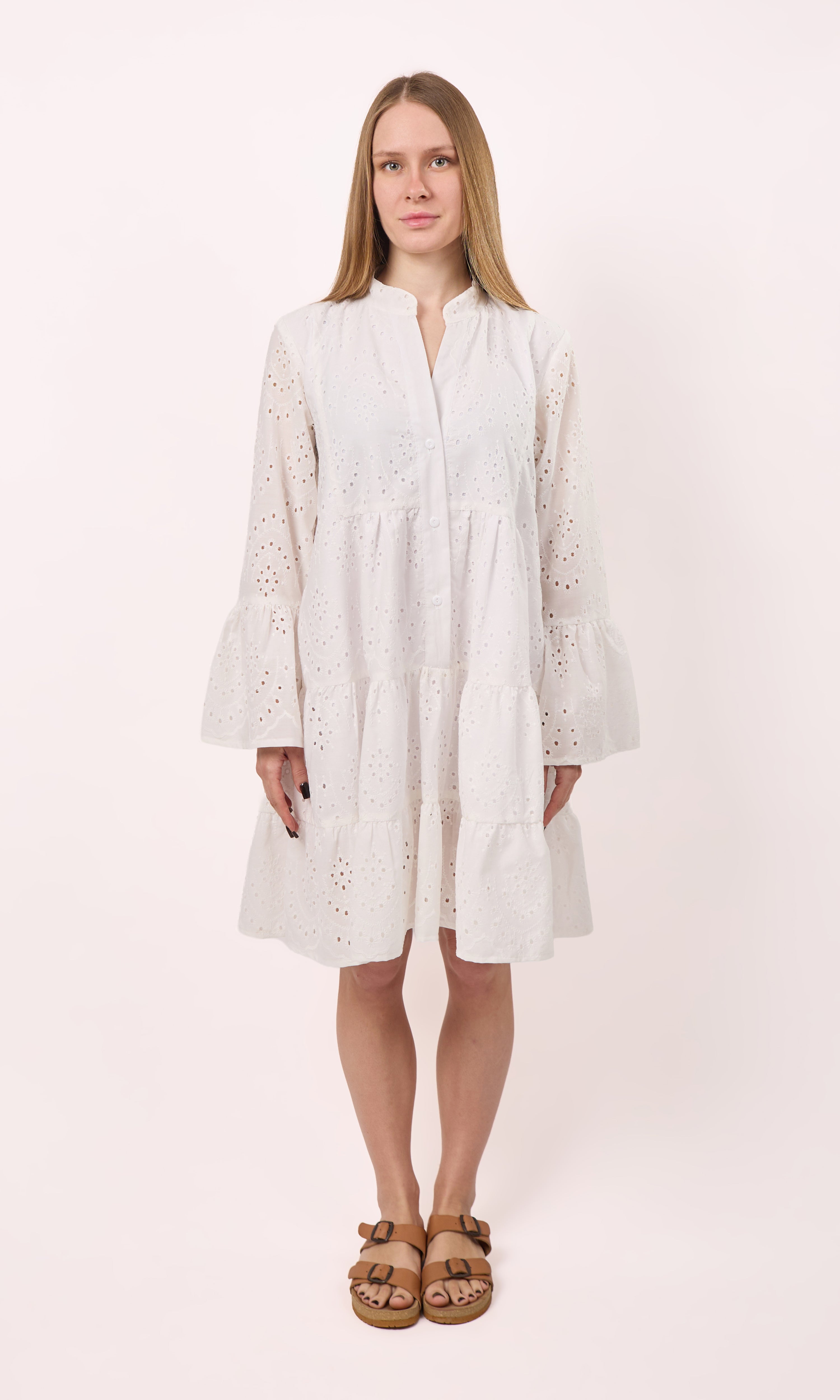 Long sleeve Embroidered dress
