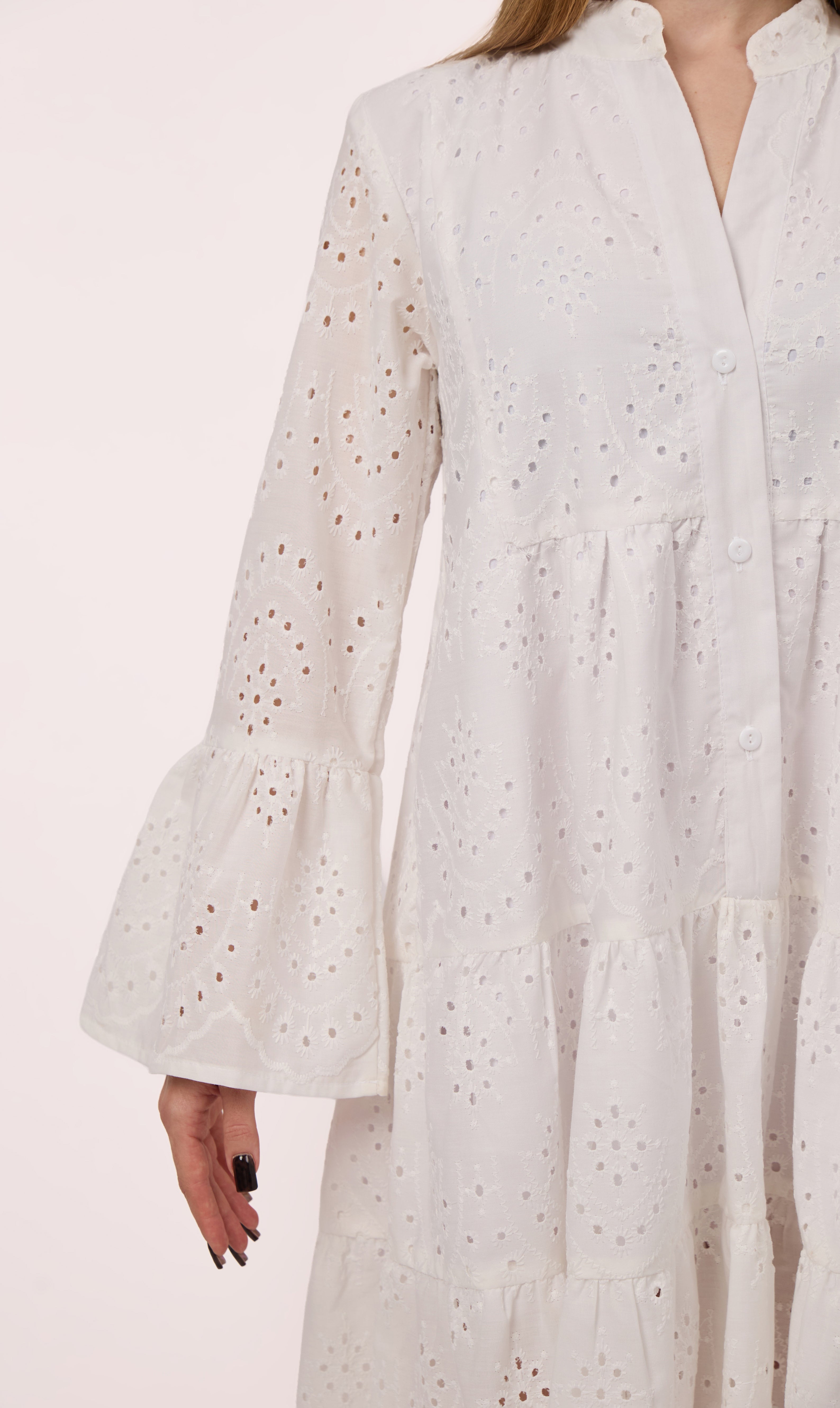 Long sleeve Embroidered dress