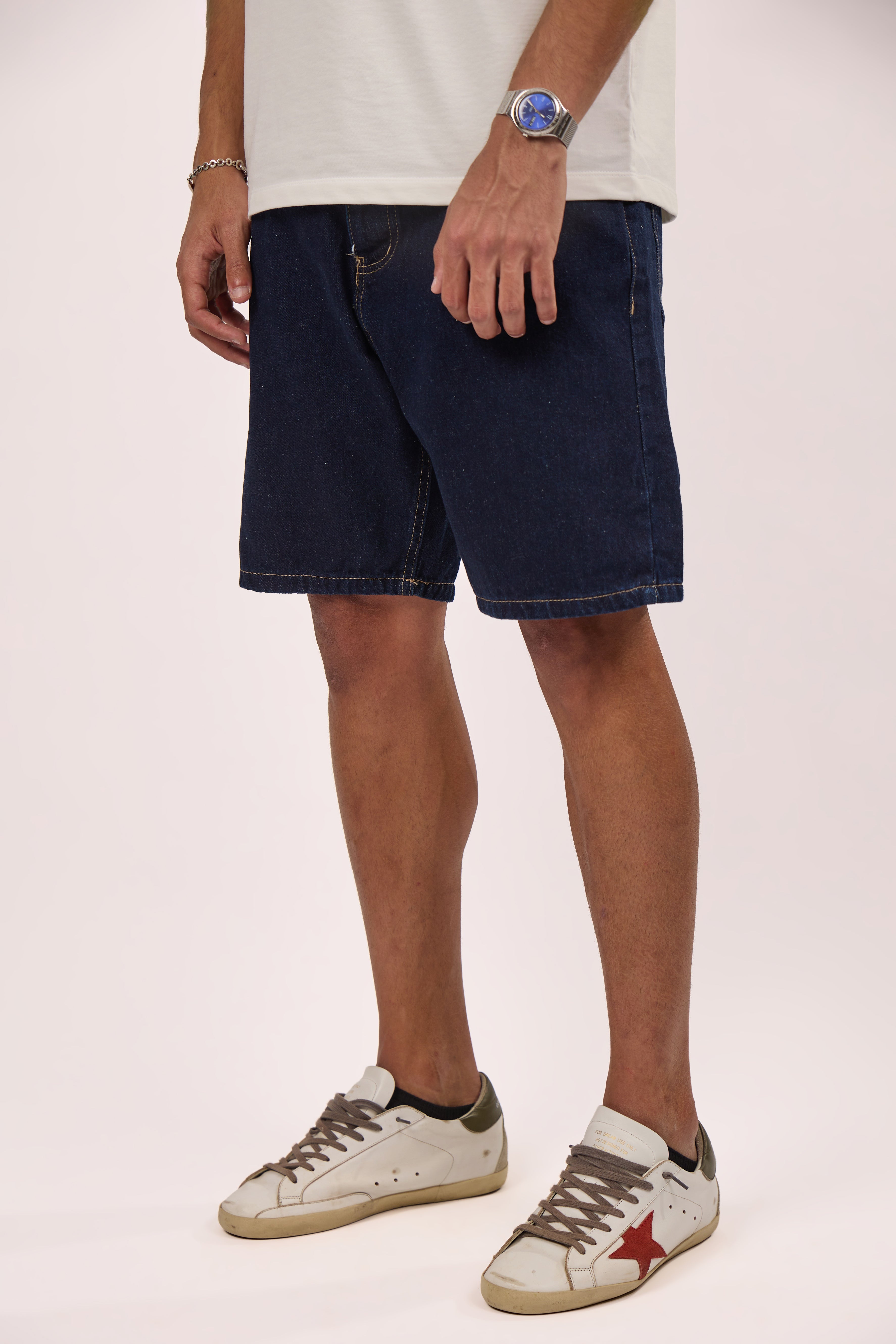 Regular Fit Denim short Navy Blue