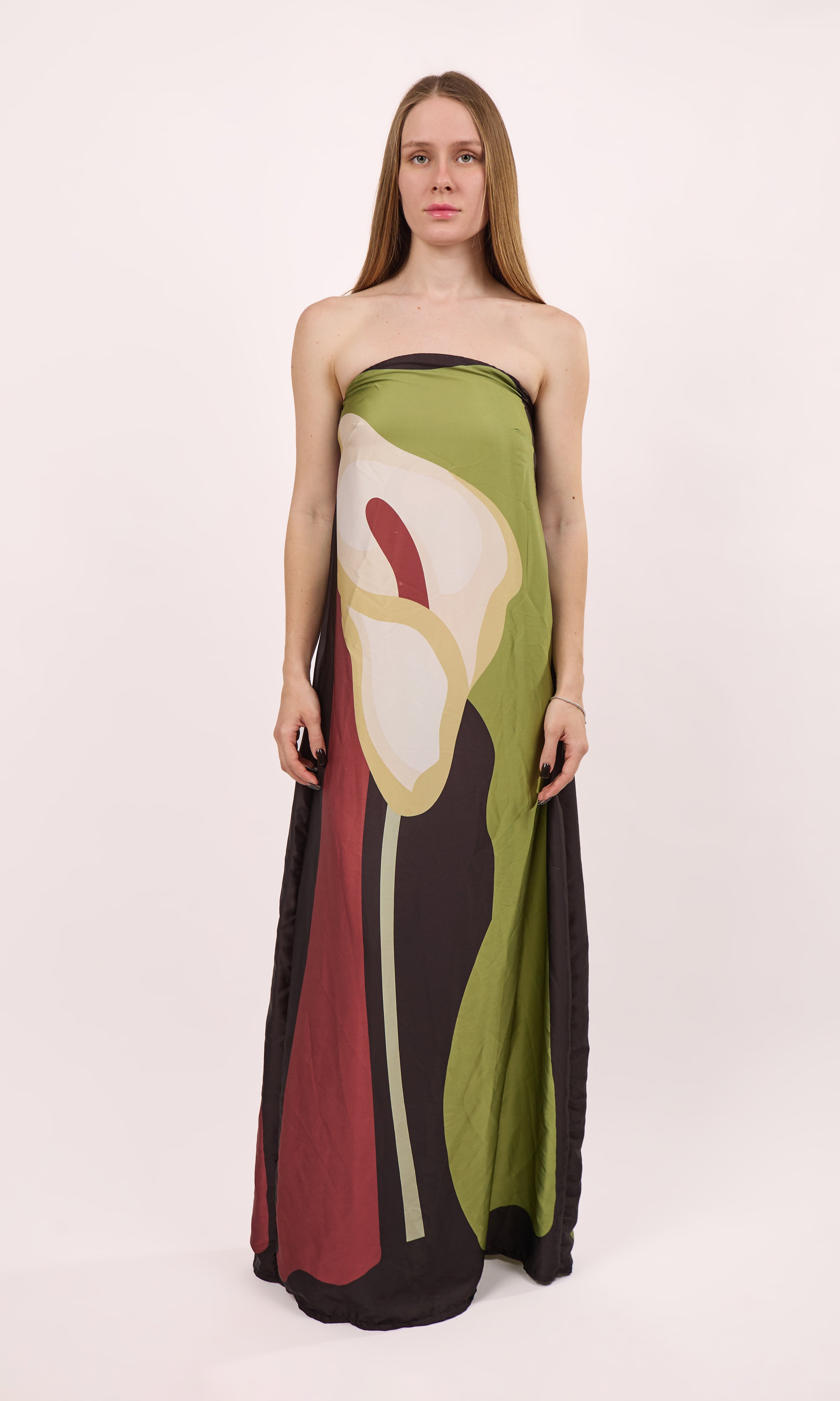 Strapless Flower Dress