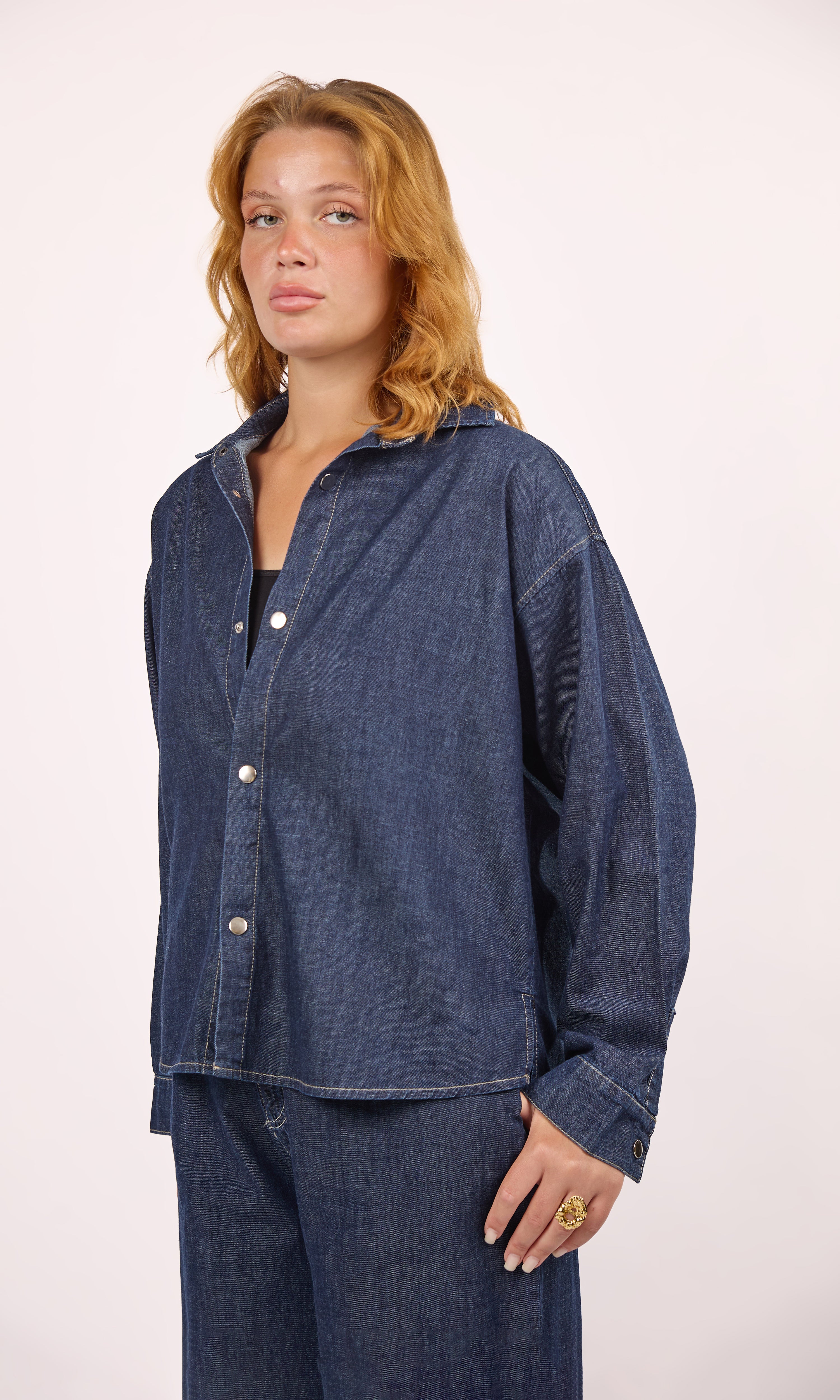 Lightweight jeans shirt