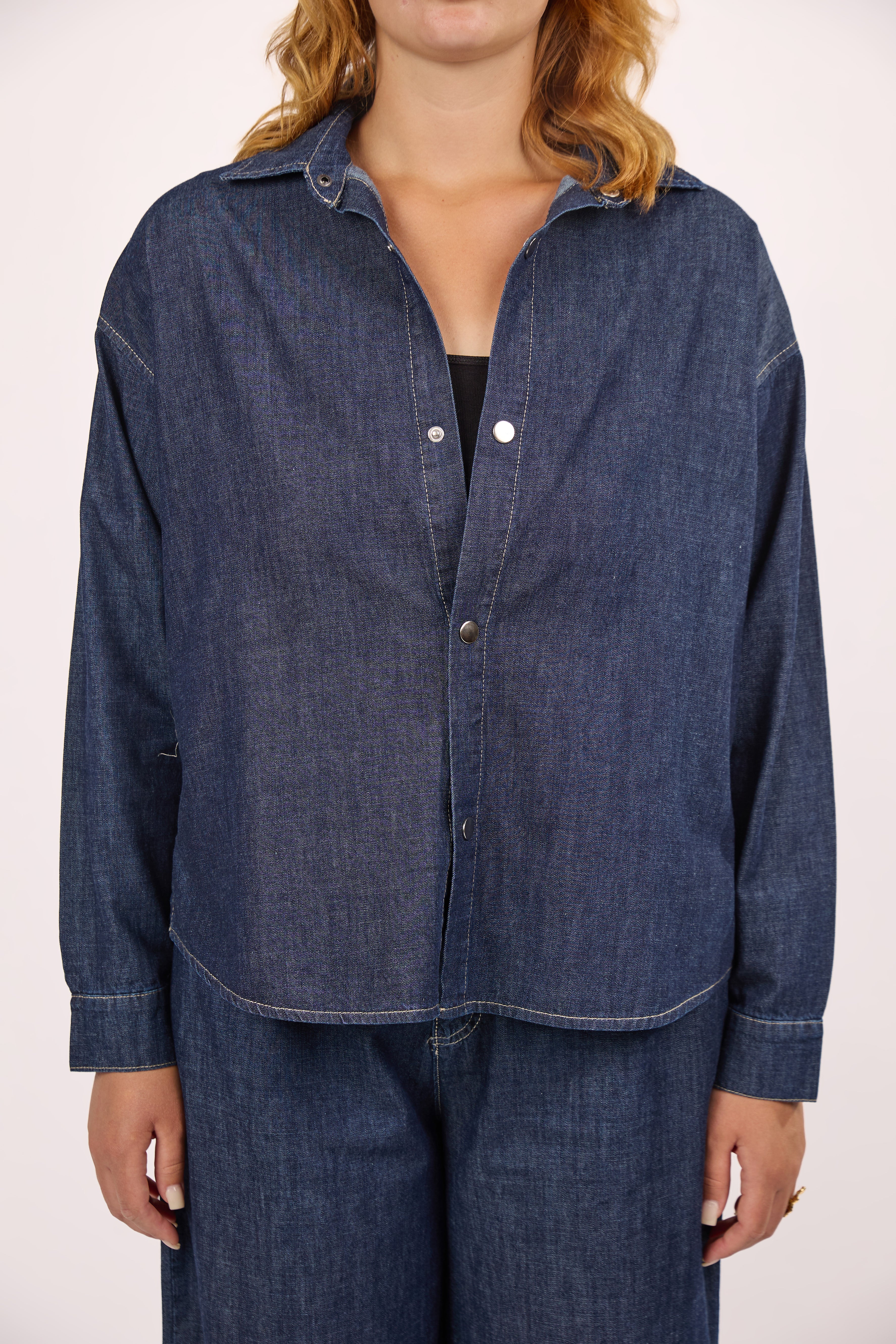 Lightweight jeans shirt
