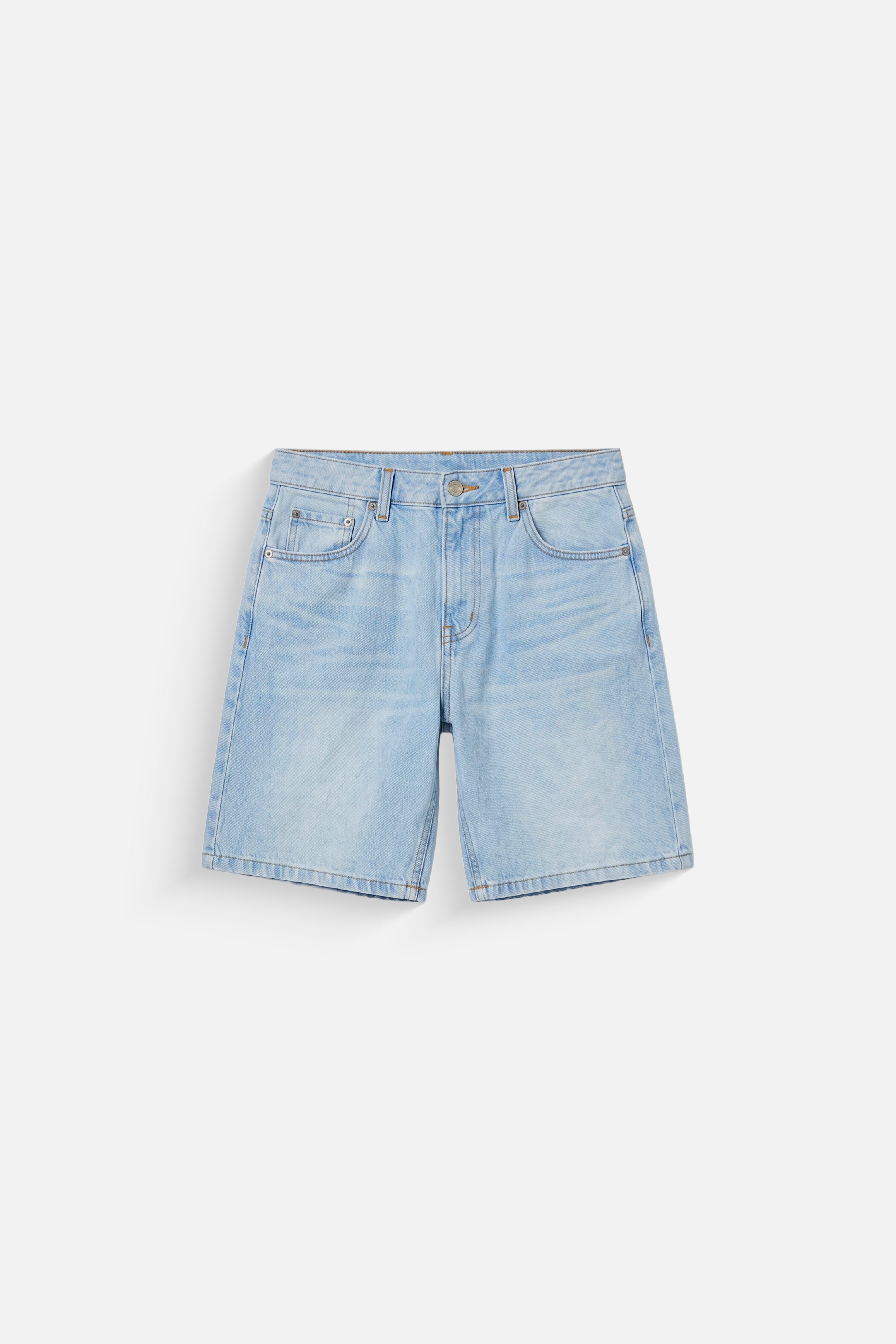 Regular Fit Denim short Light Blue