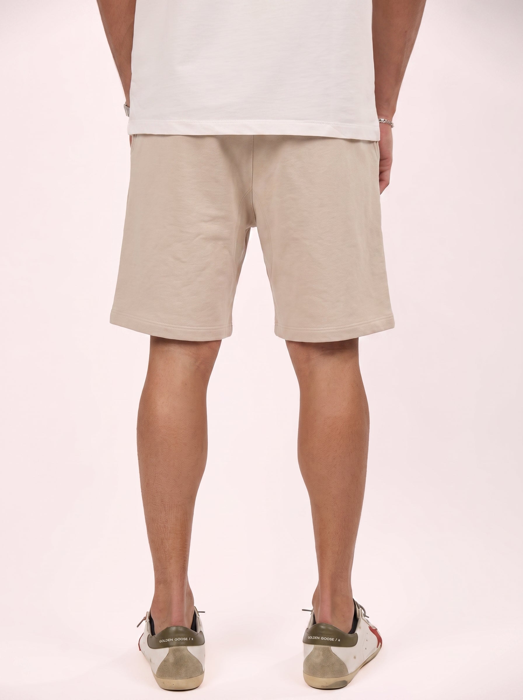 Beige Cotton Short