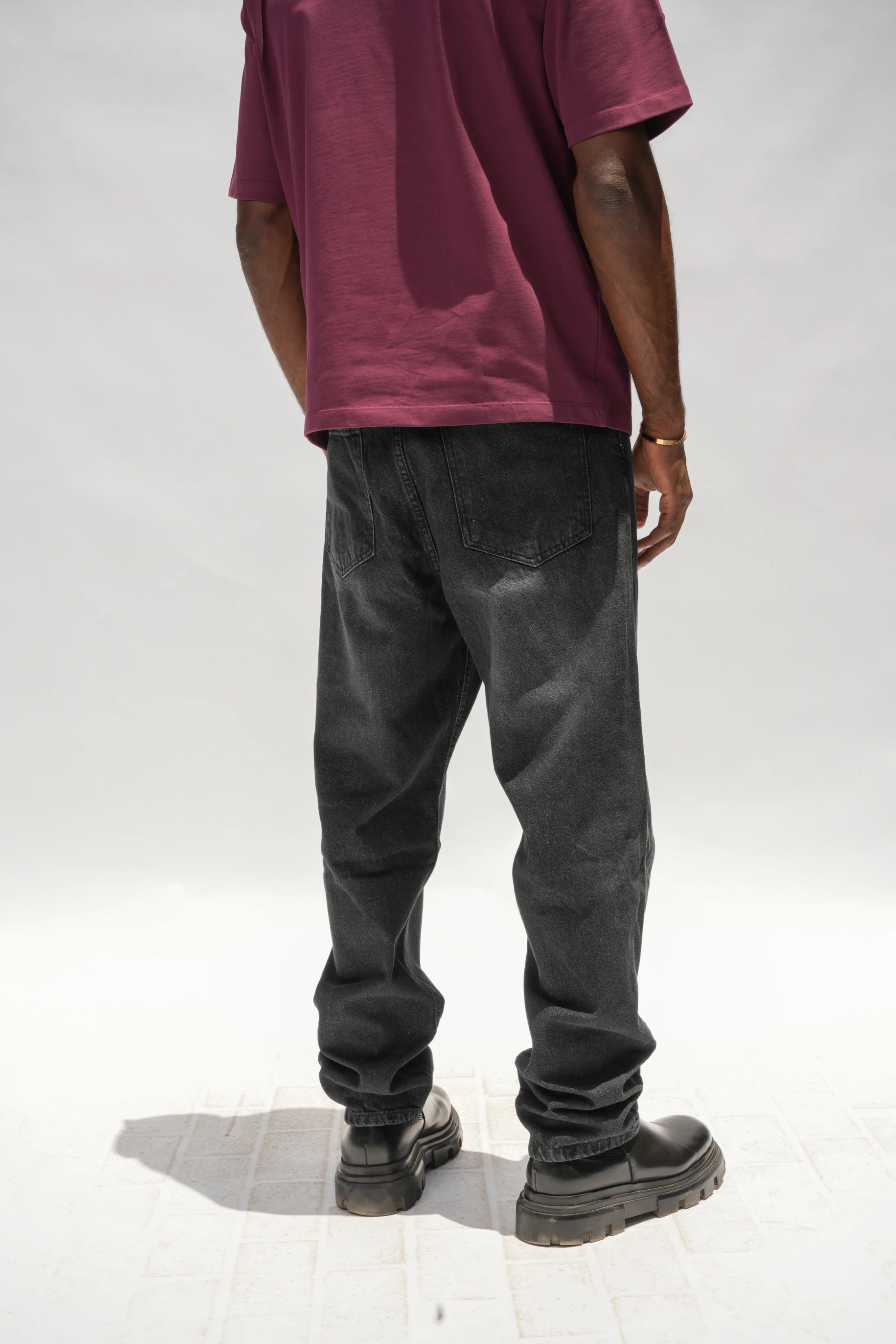 Straight Fit Jeans Black