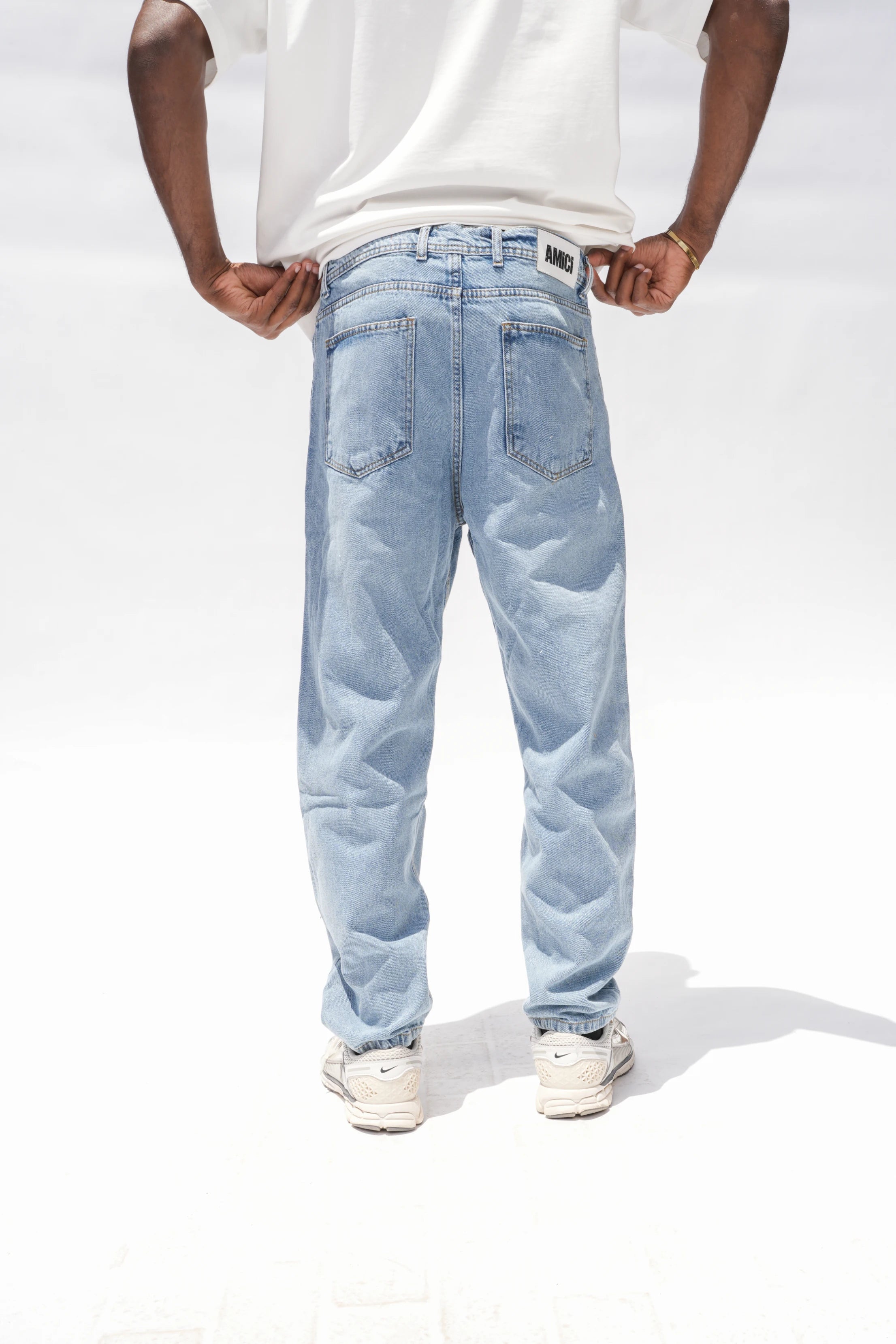 Straight Fit Jeans Mid Blue