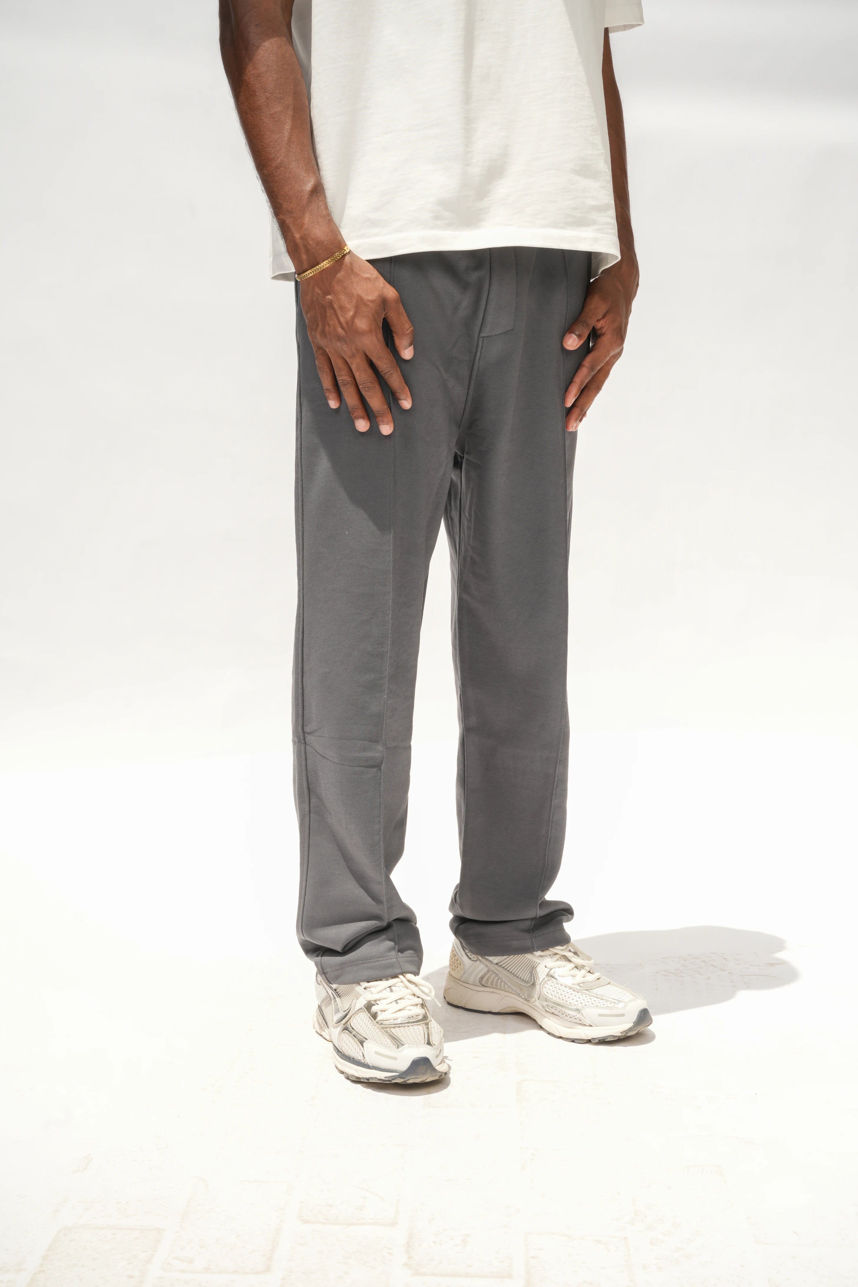 Sweatpants lined comfy Charcoal