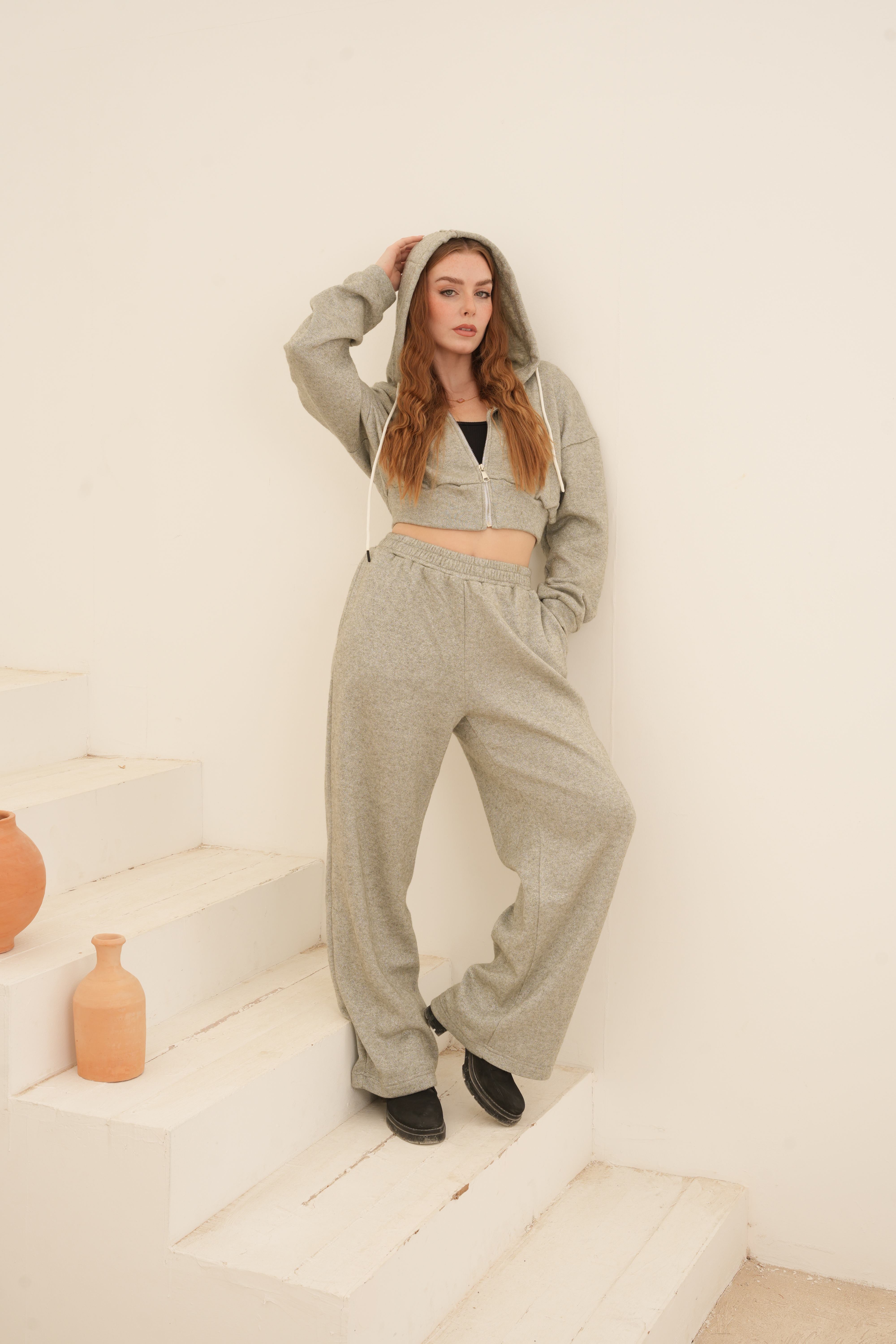 Metallic thread set Olive