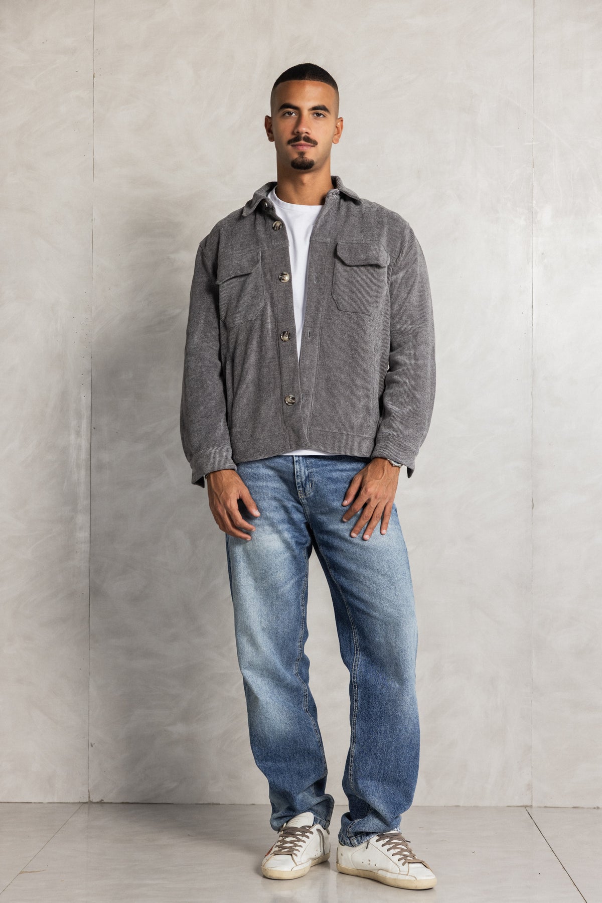 Grey Corduroy Jacket