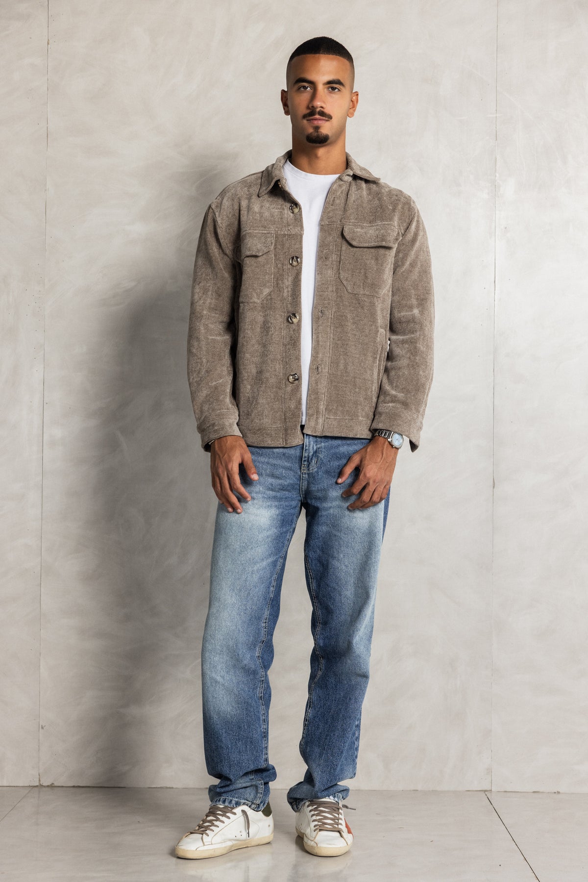 Ash Brown Corduroy Jacket