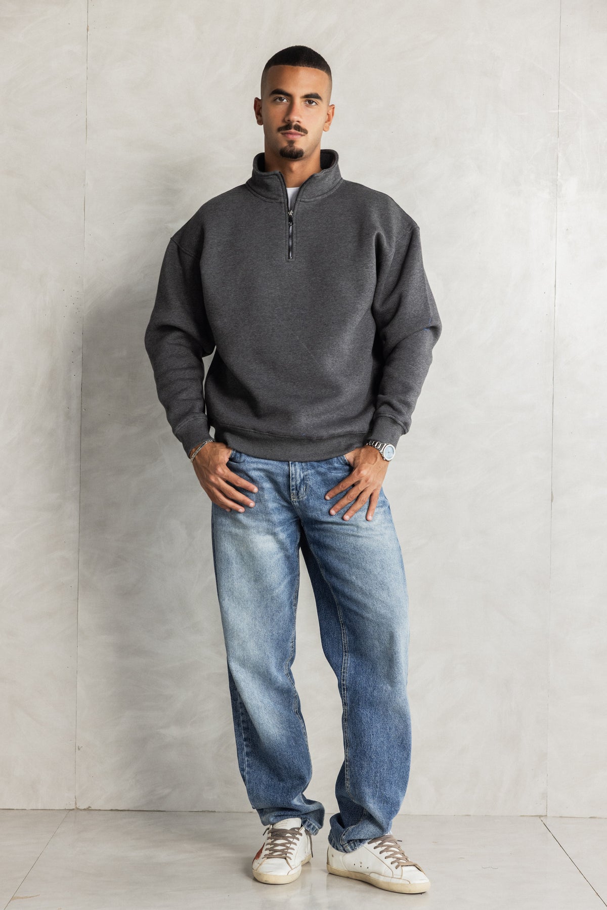 Charcoal Quarter-Zip