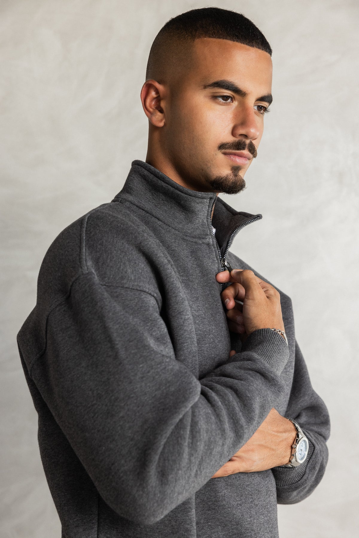 Charcoal Quarter-Zip