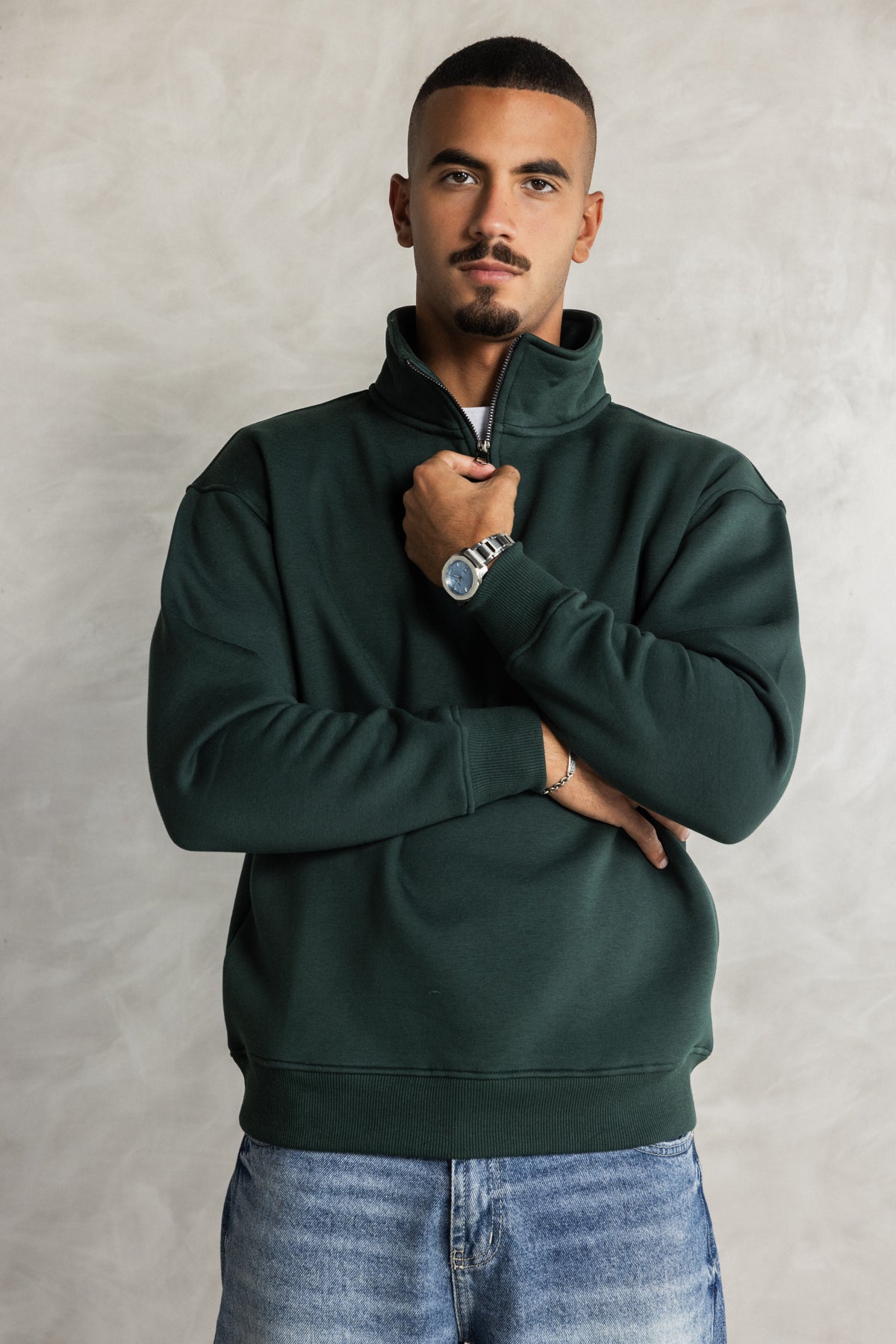 Dark Green Quarter-Zip