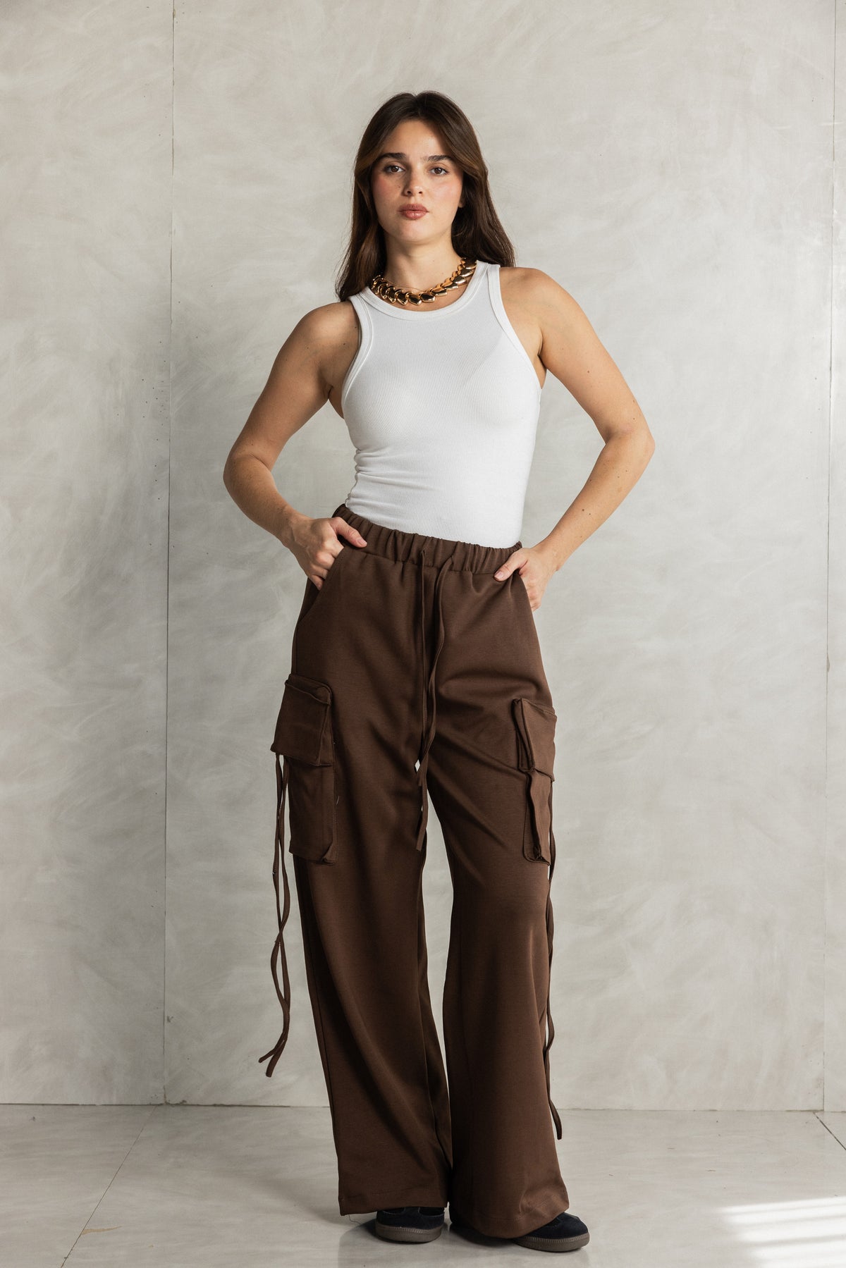 Brown Cargo Pants
