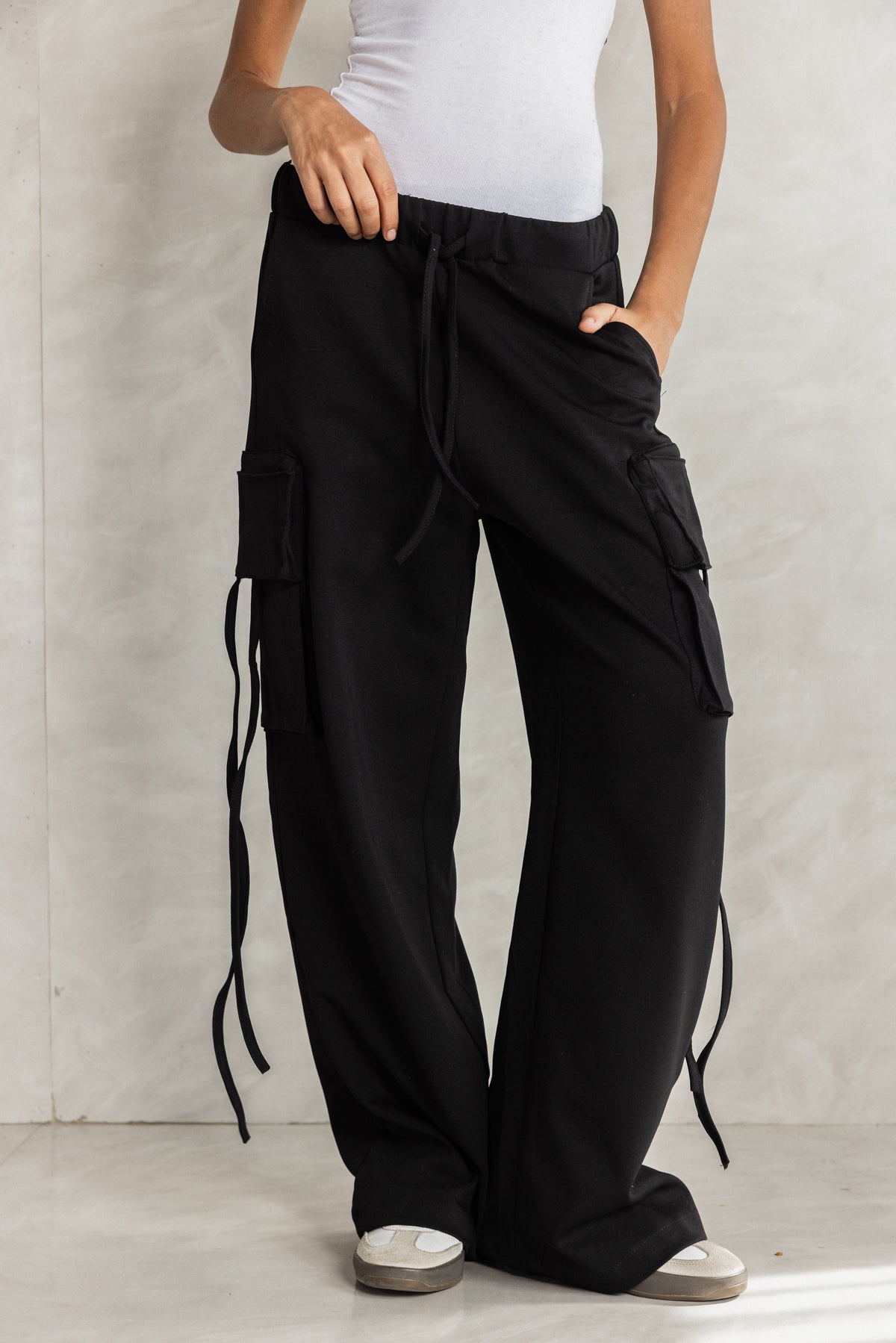 Black Cargo Pants