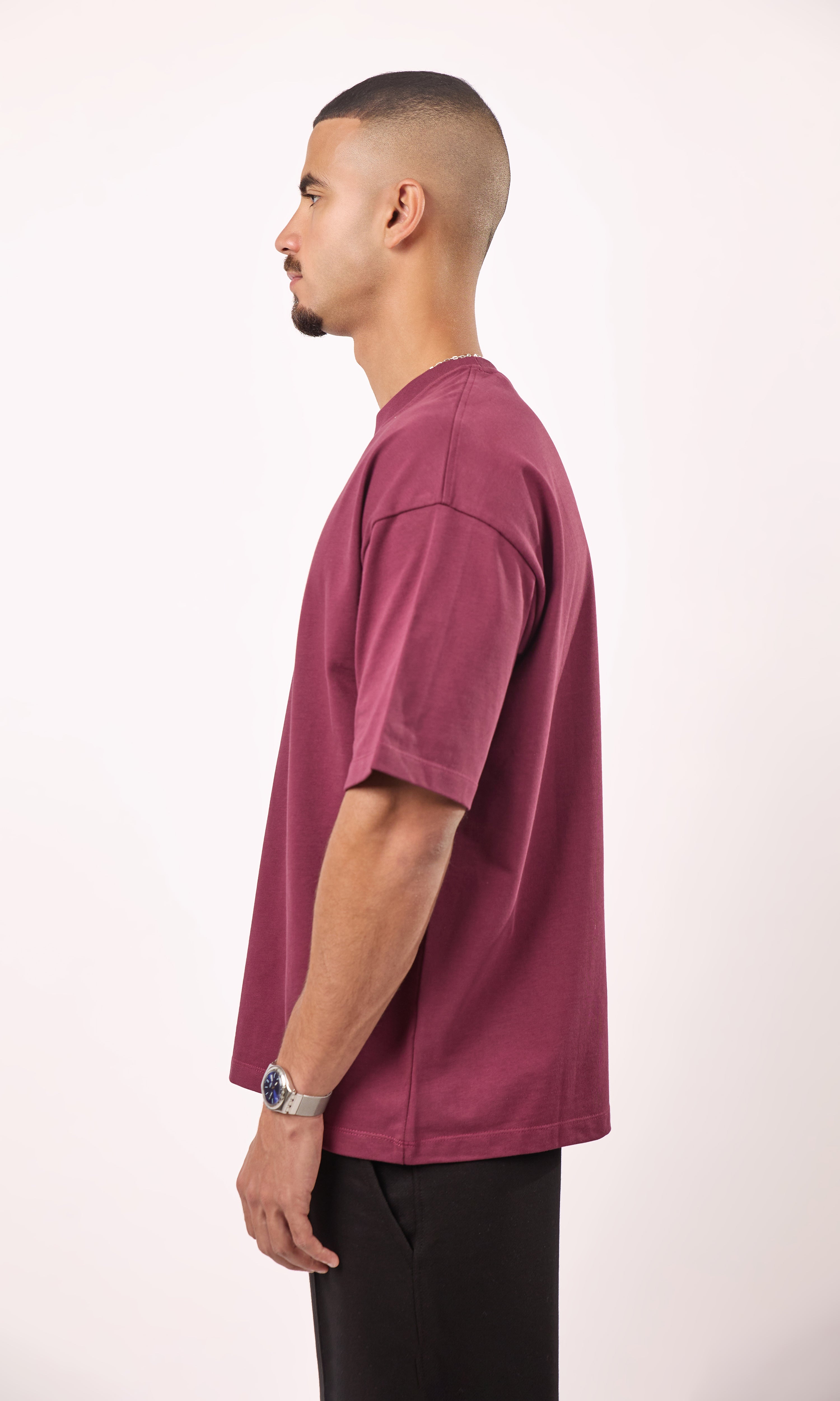 T-shirt Oversize Burgundy