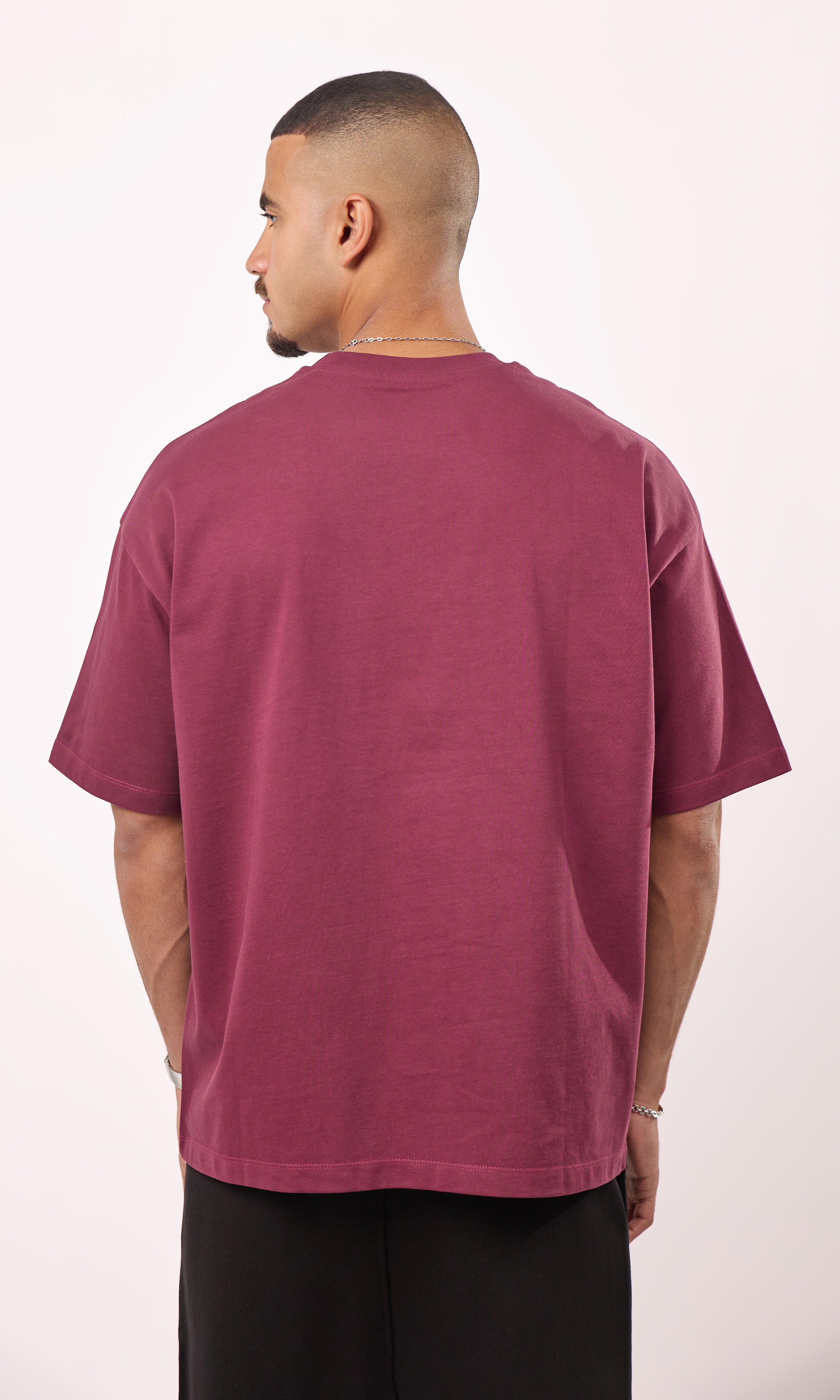 T-shirt Oversize Burgundy