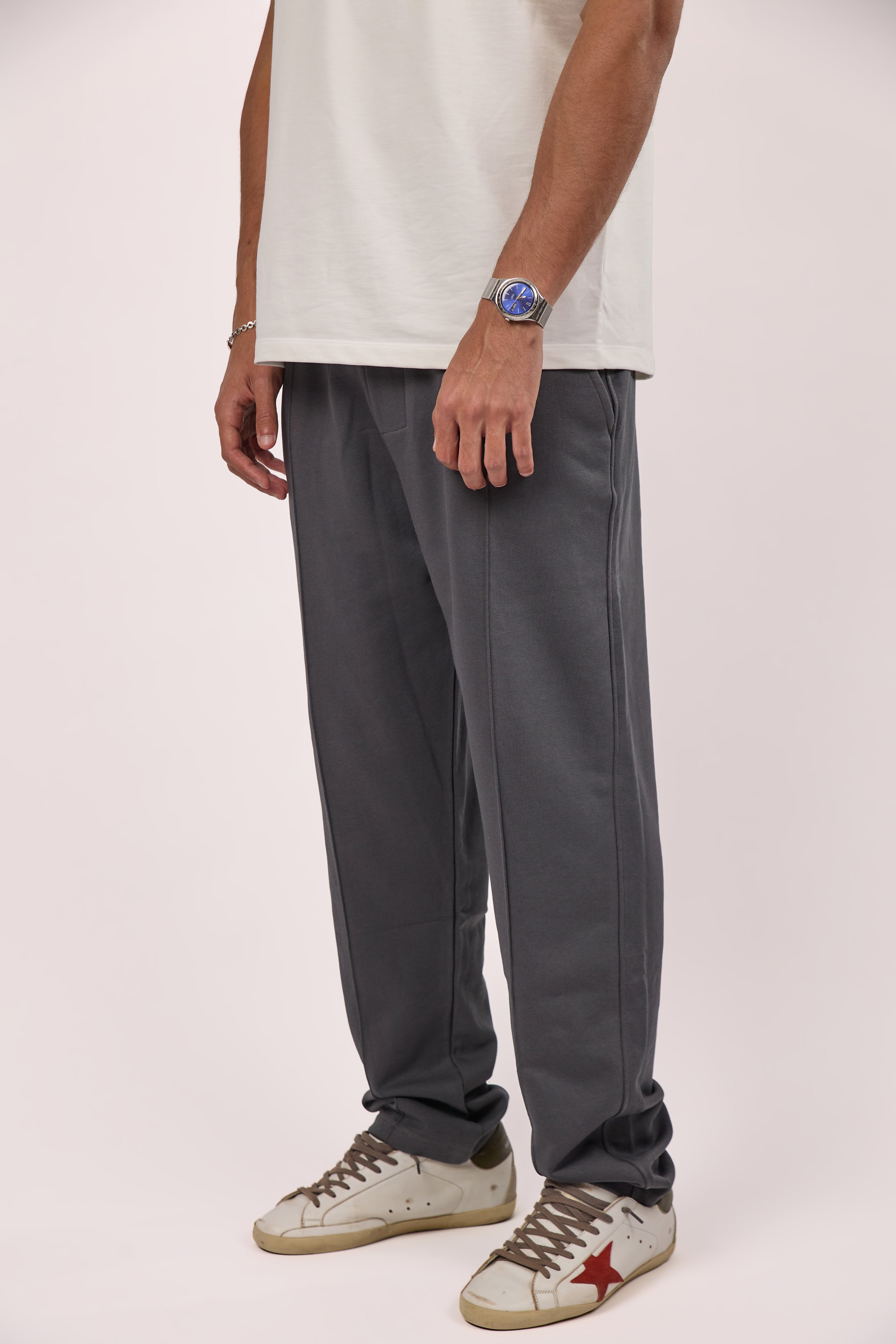 Sweatpants lined comfy Charcoal