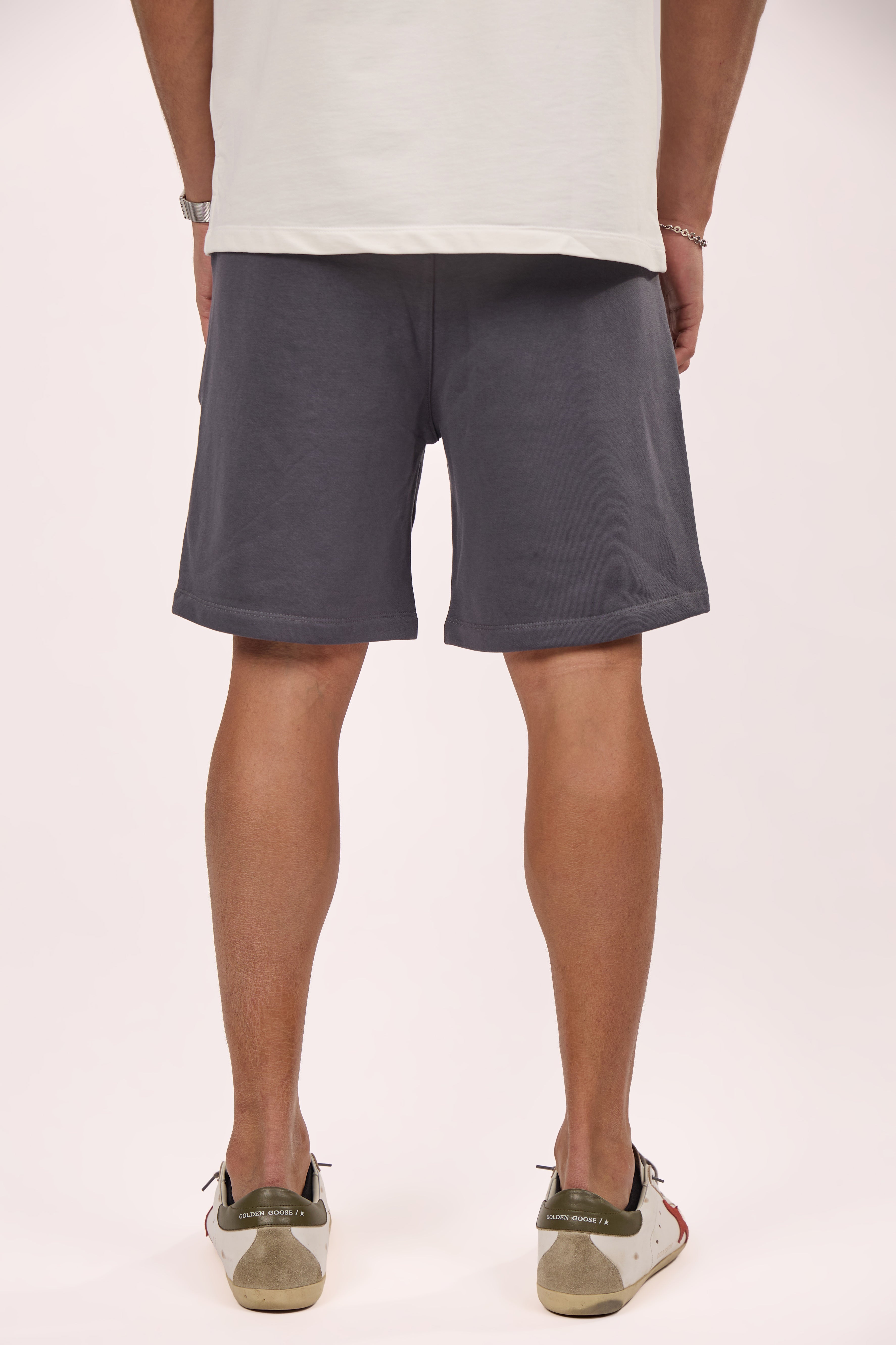 Charcoal Cotton Short