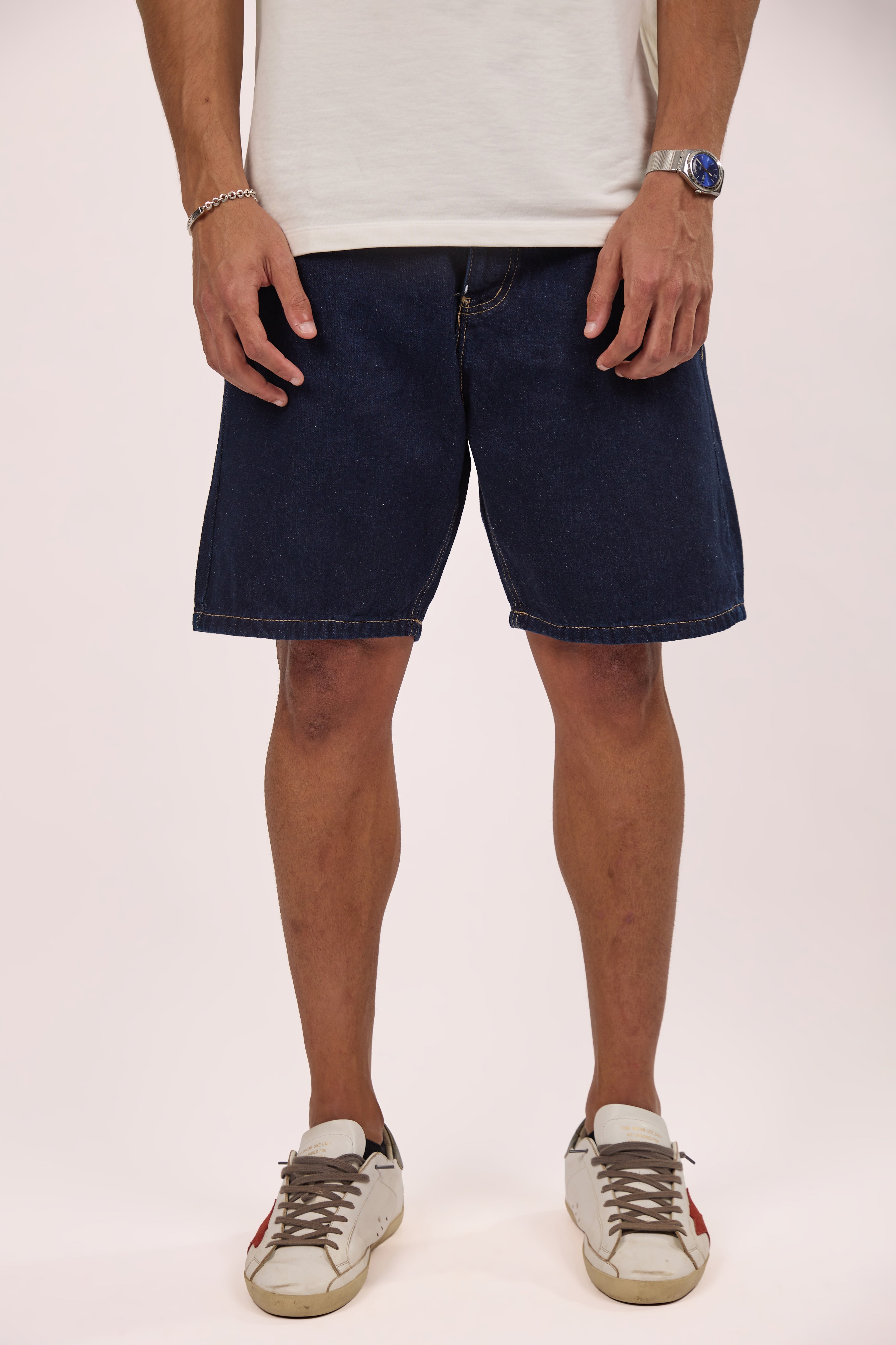 Regular Fit Denim short Navy Blue