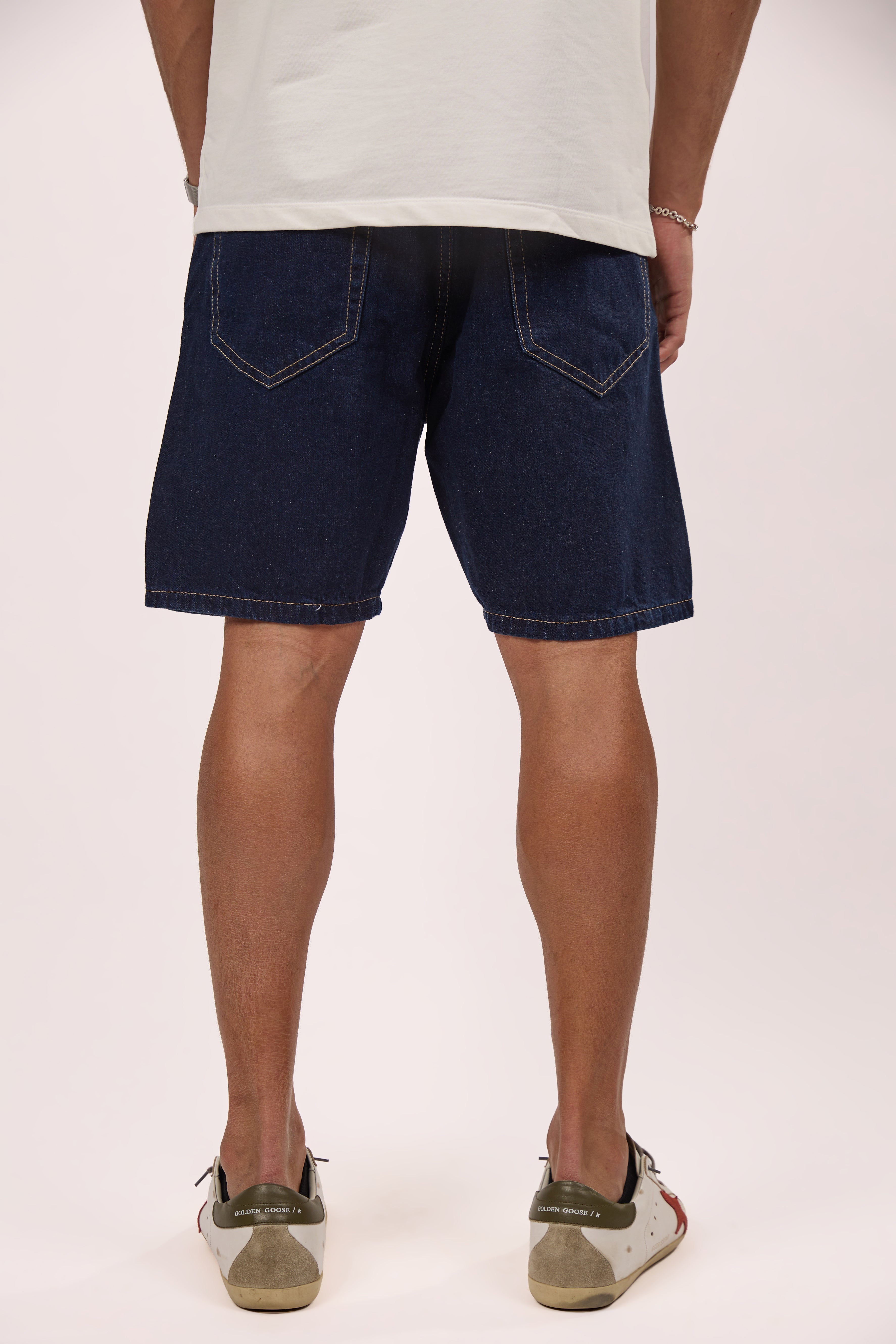 Regular Fit Denim short Navy Blue