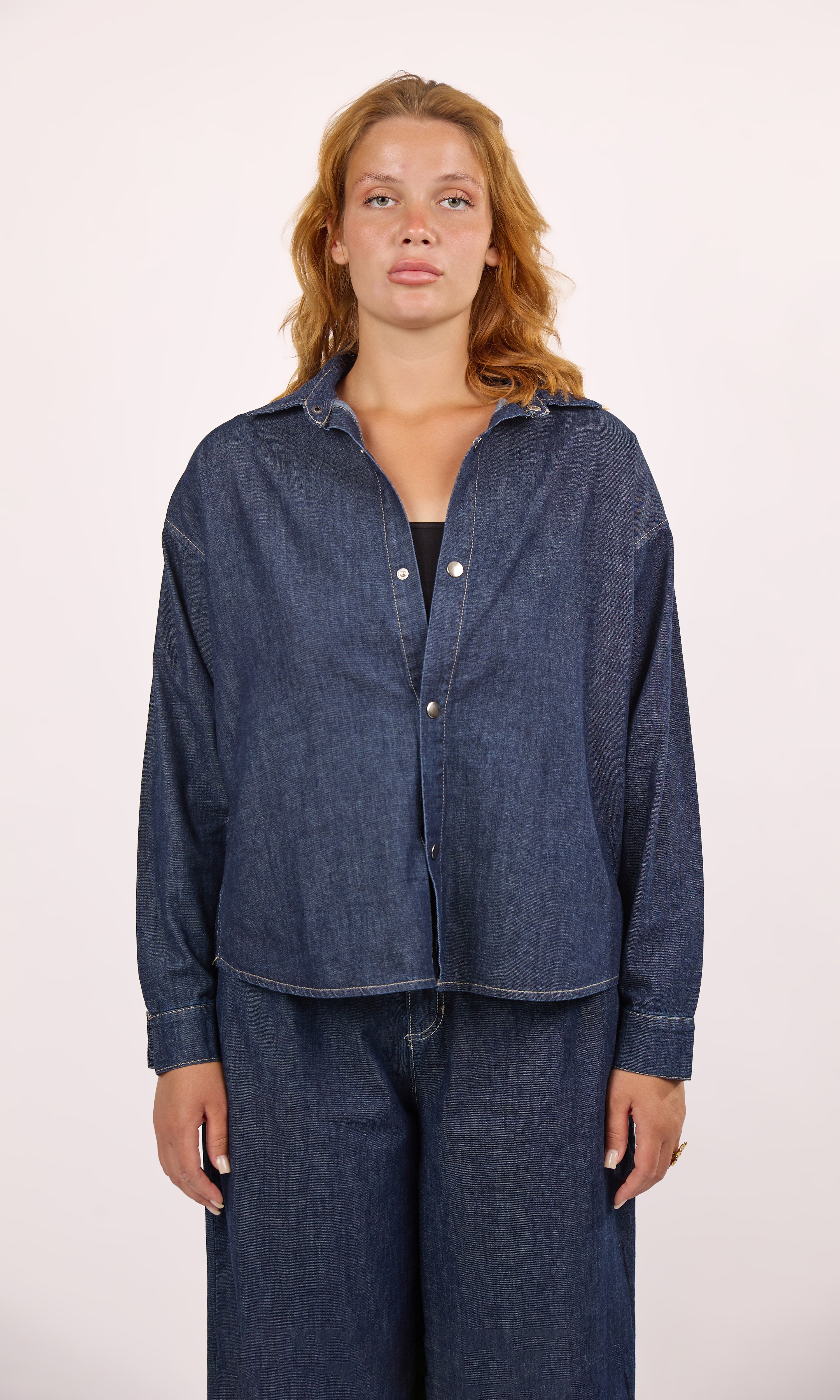 Lightweight jeans shirt