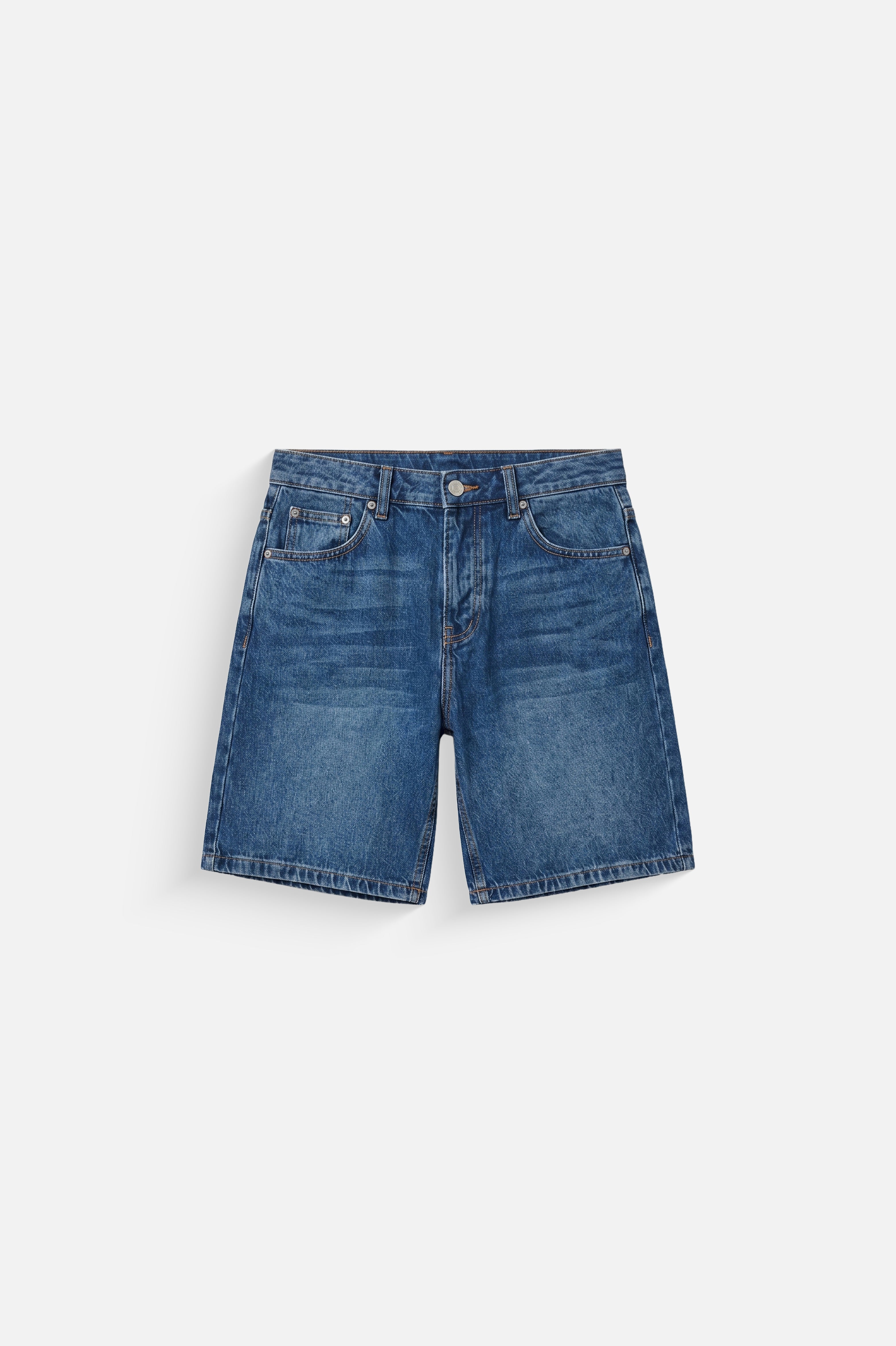 Regular Fit Denim short blue