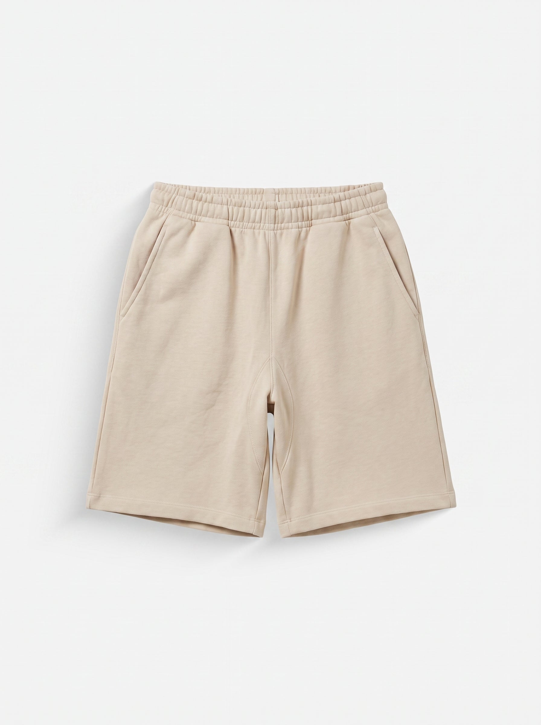 Beige Cotton Short