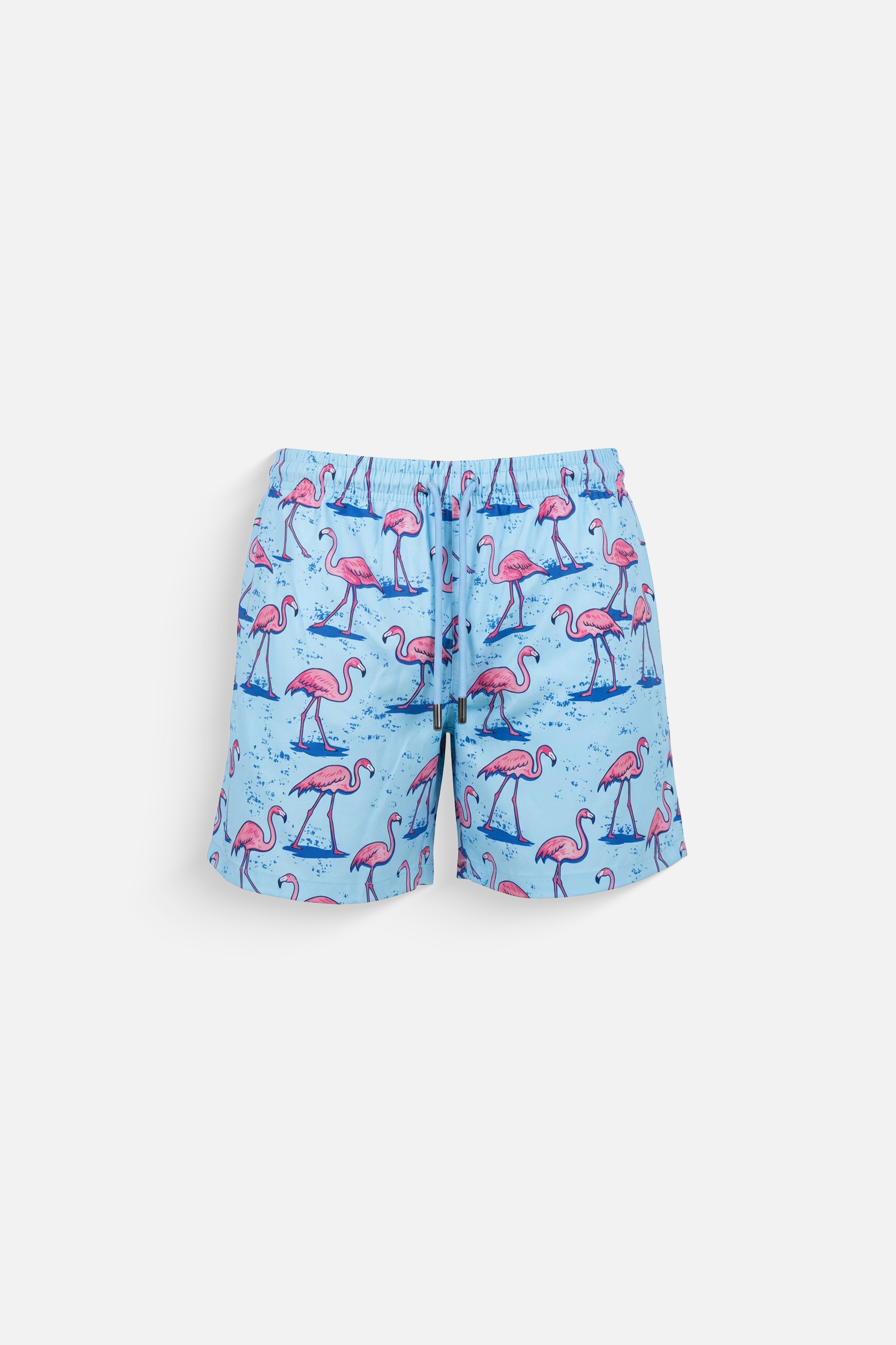 pink flamingo swim shorts