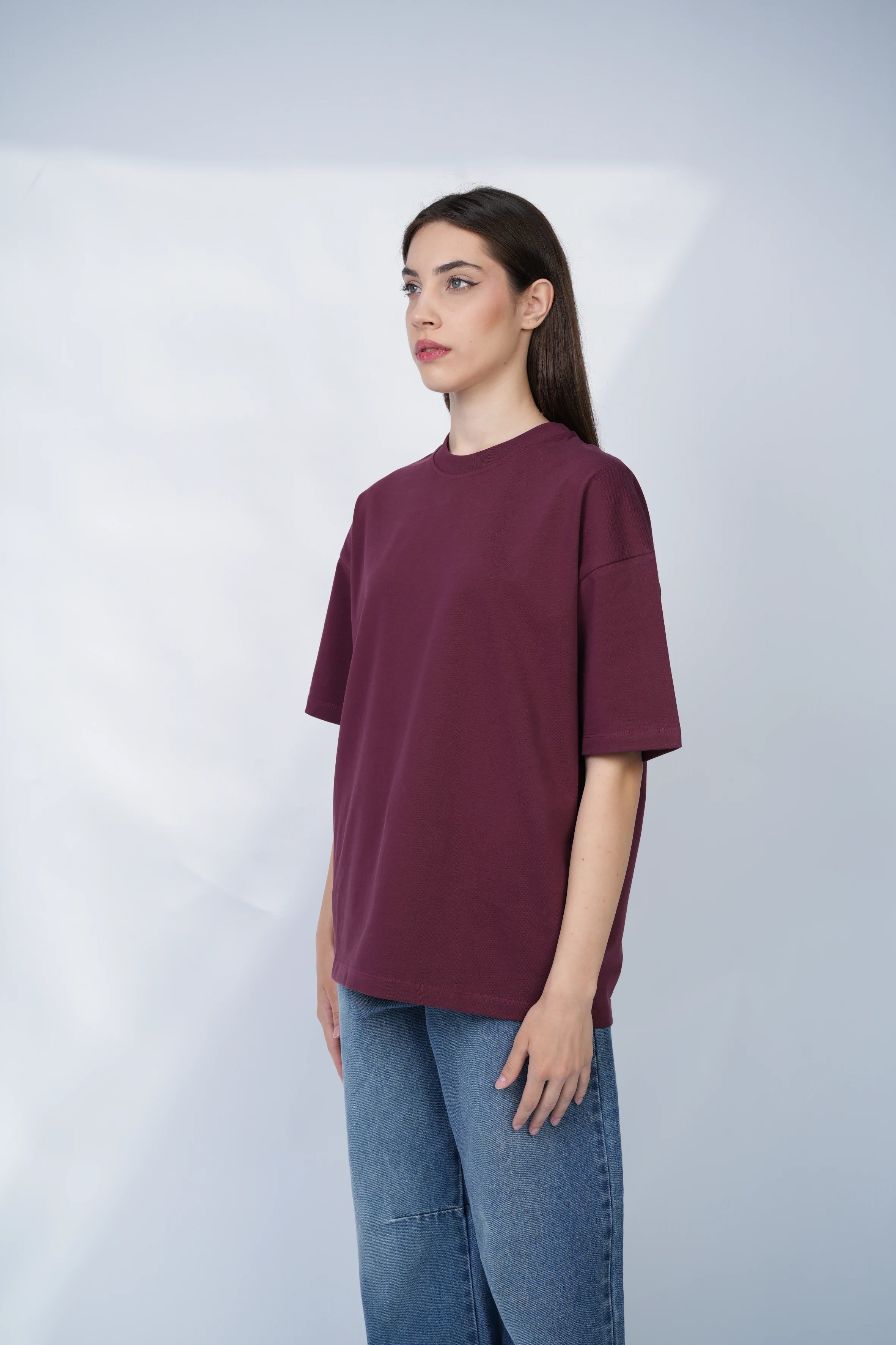 T-shirt Oversize Burgundy