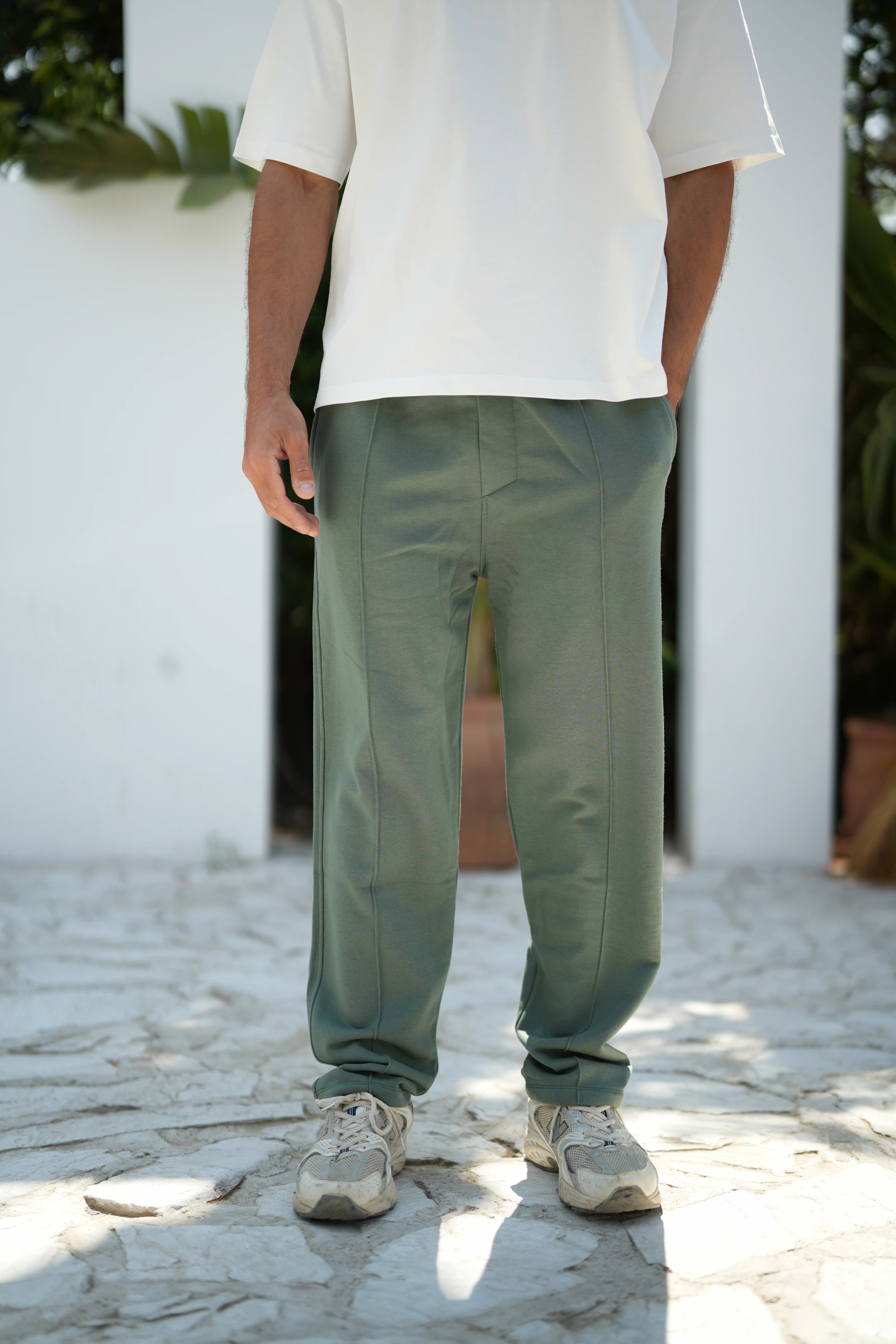 Sweatpants lined comfy Green
