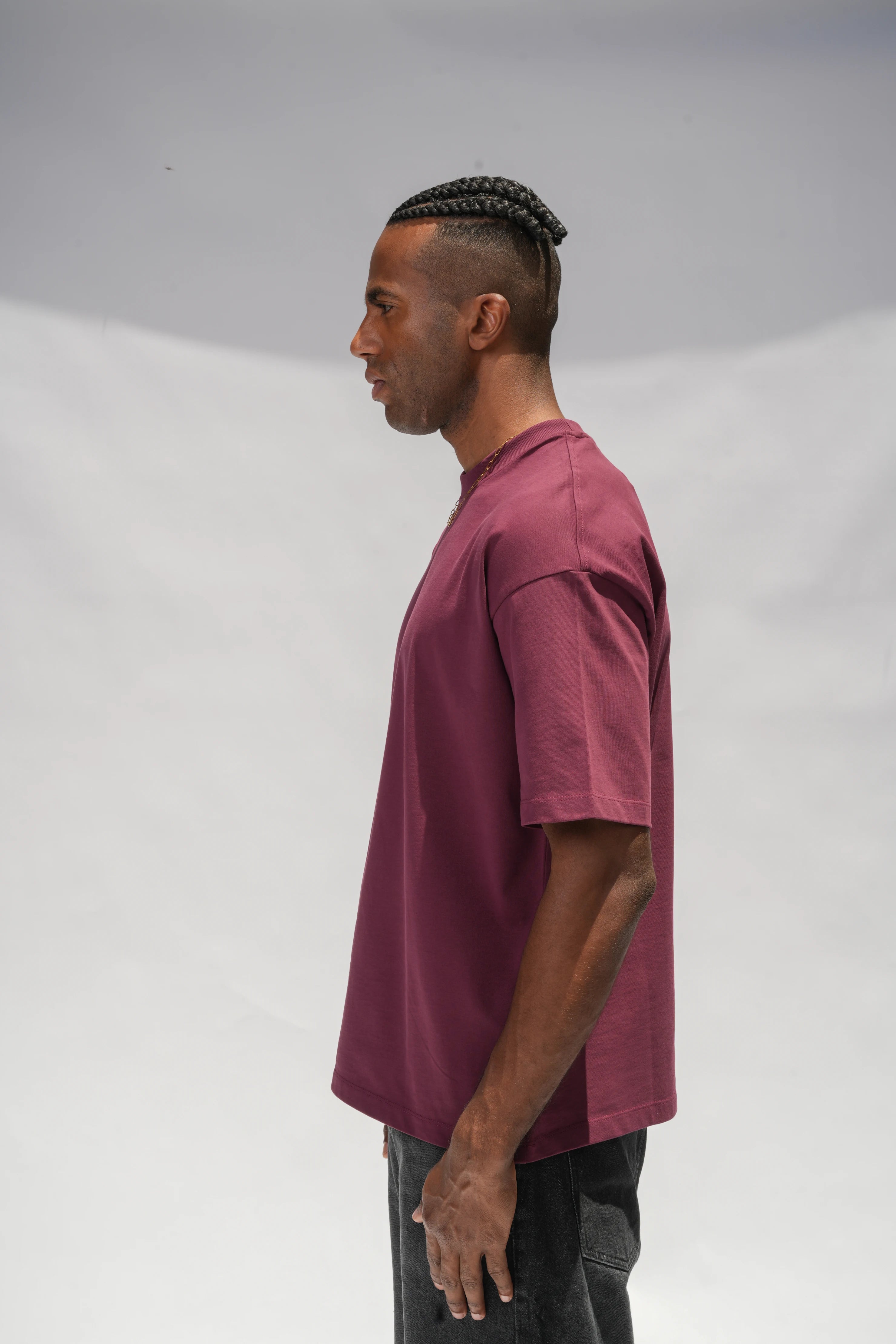 T-shirt Oversize Burgundy