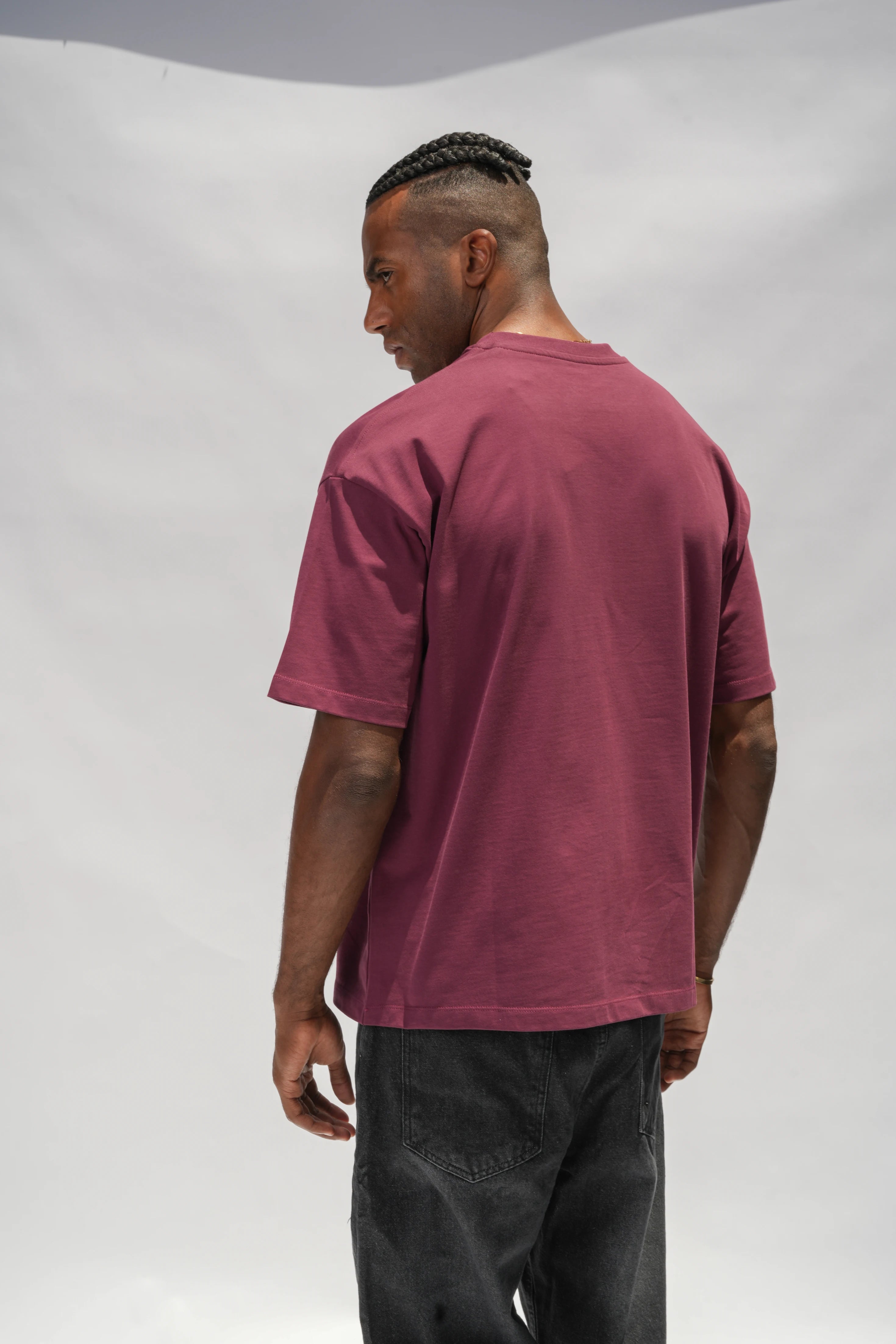 T-shirt Oversize Burgundy
