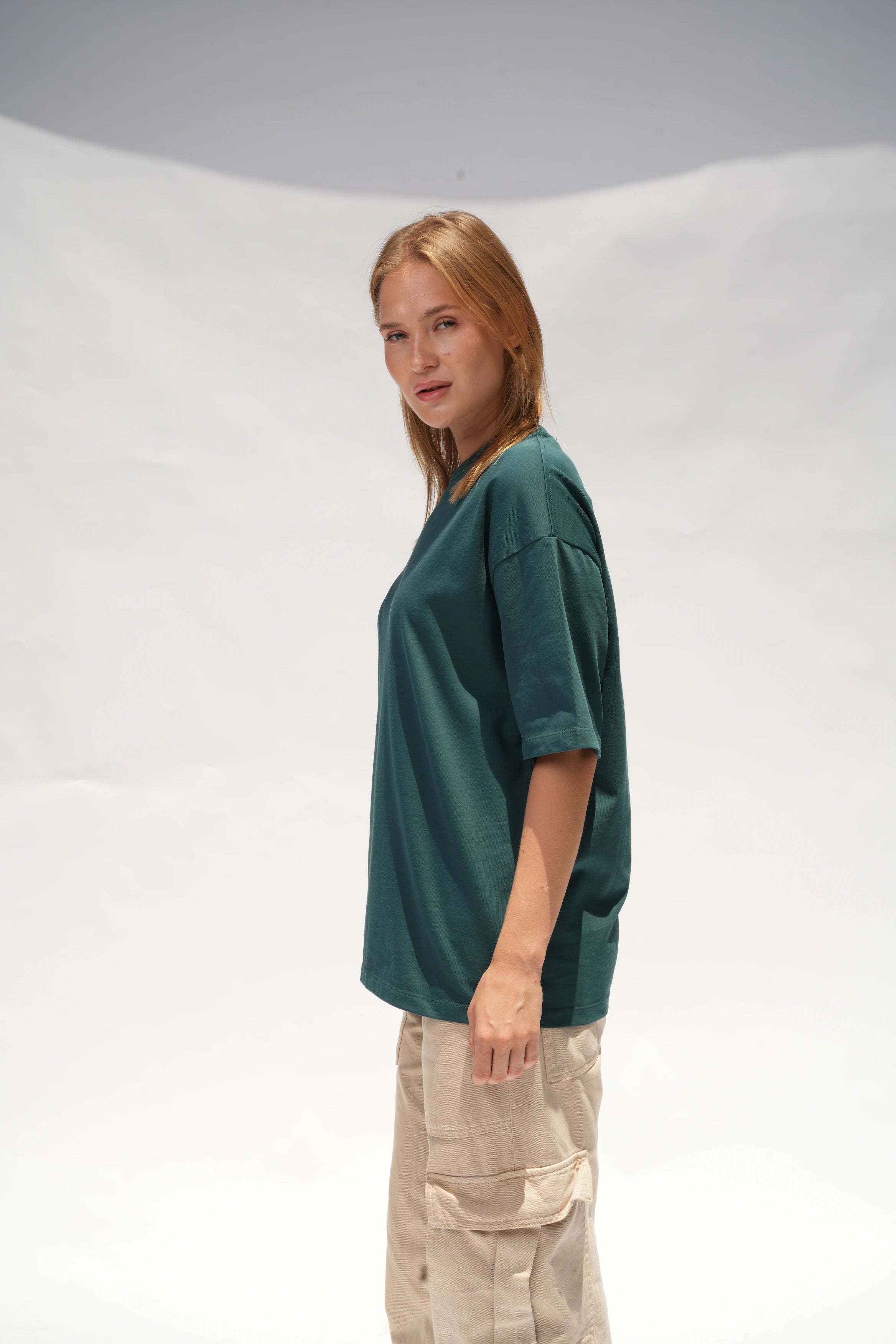 T-shirt Oversize Dark Green