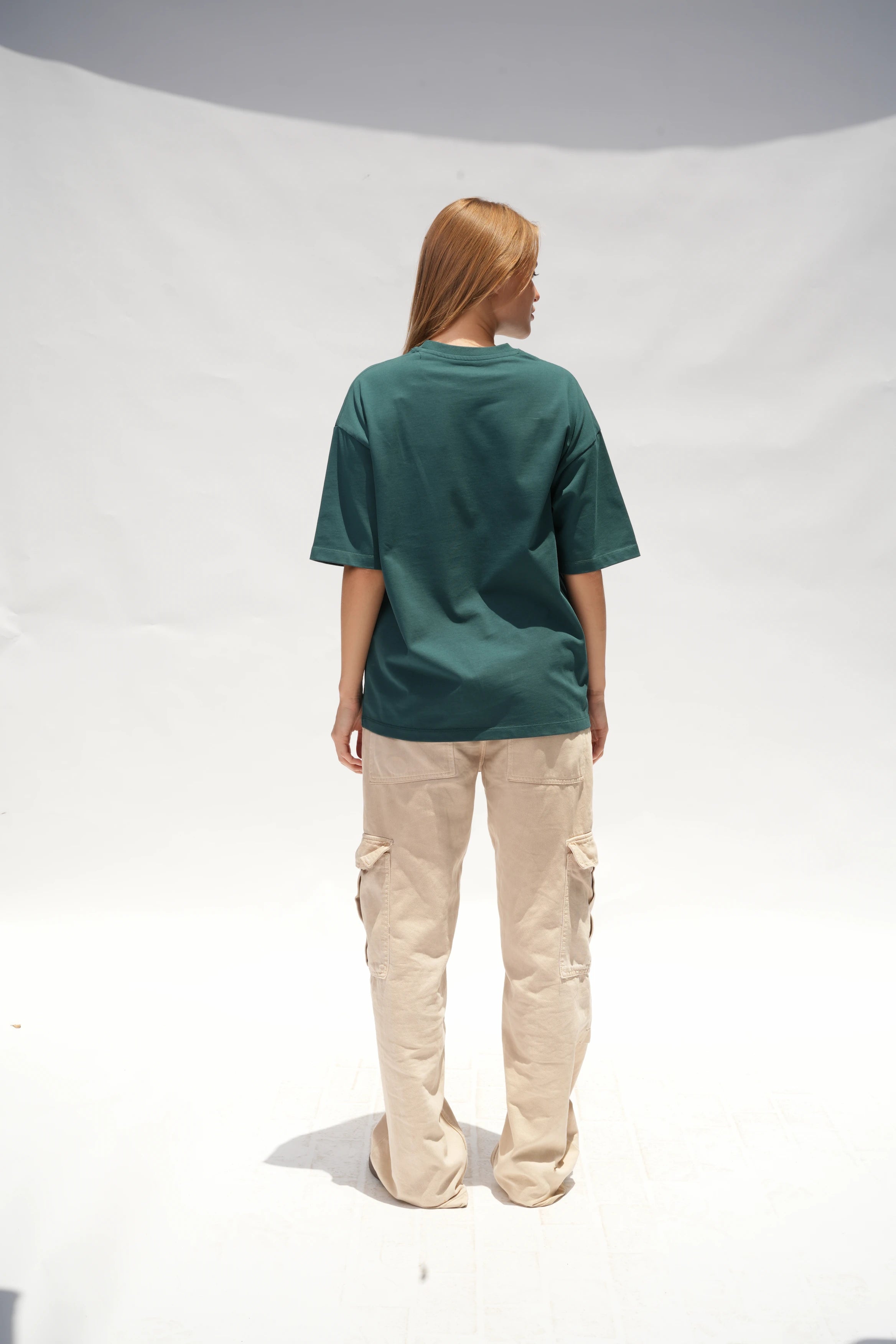 T-shirt Oversize Dark Green