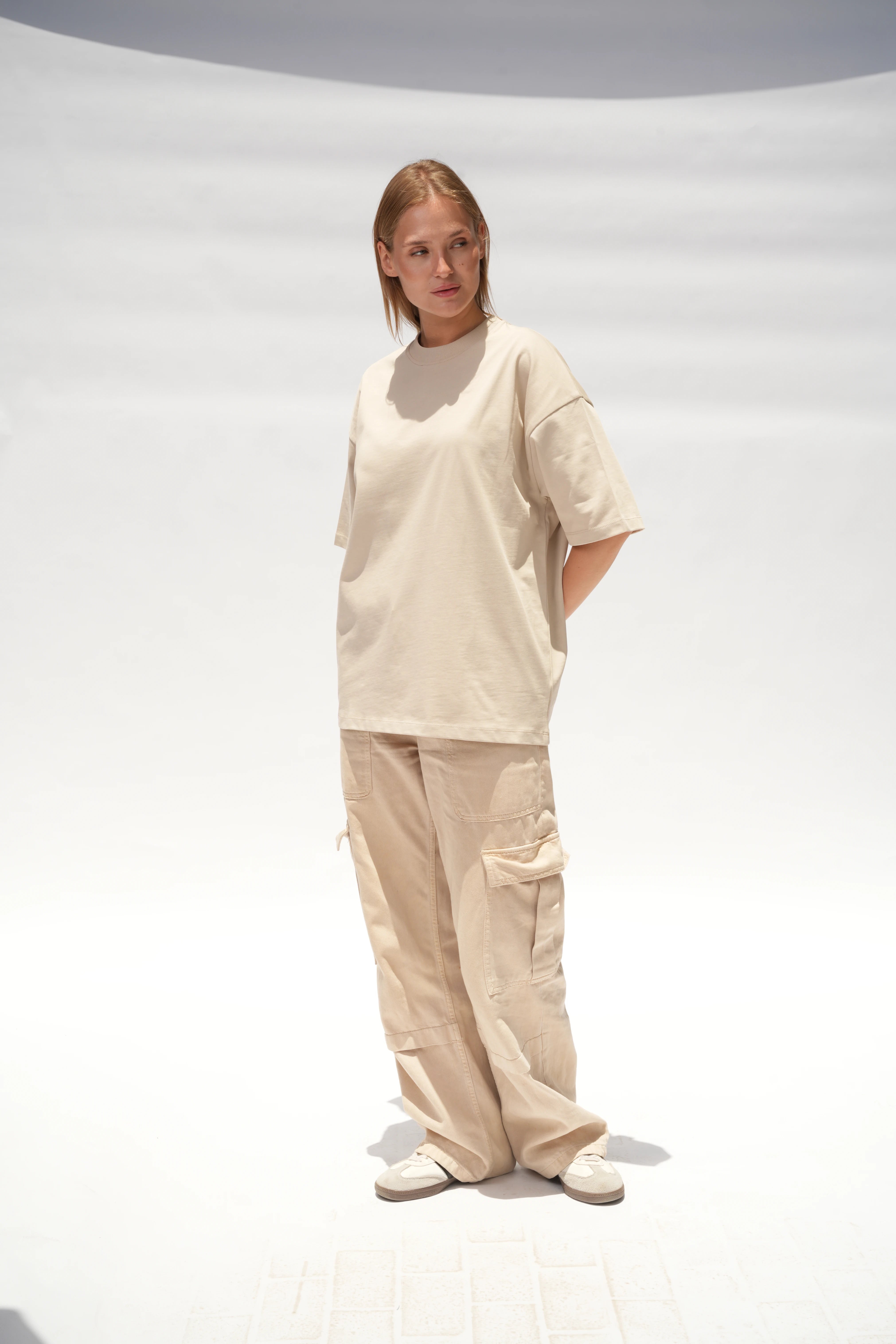 T-shirt Oversize Beige