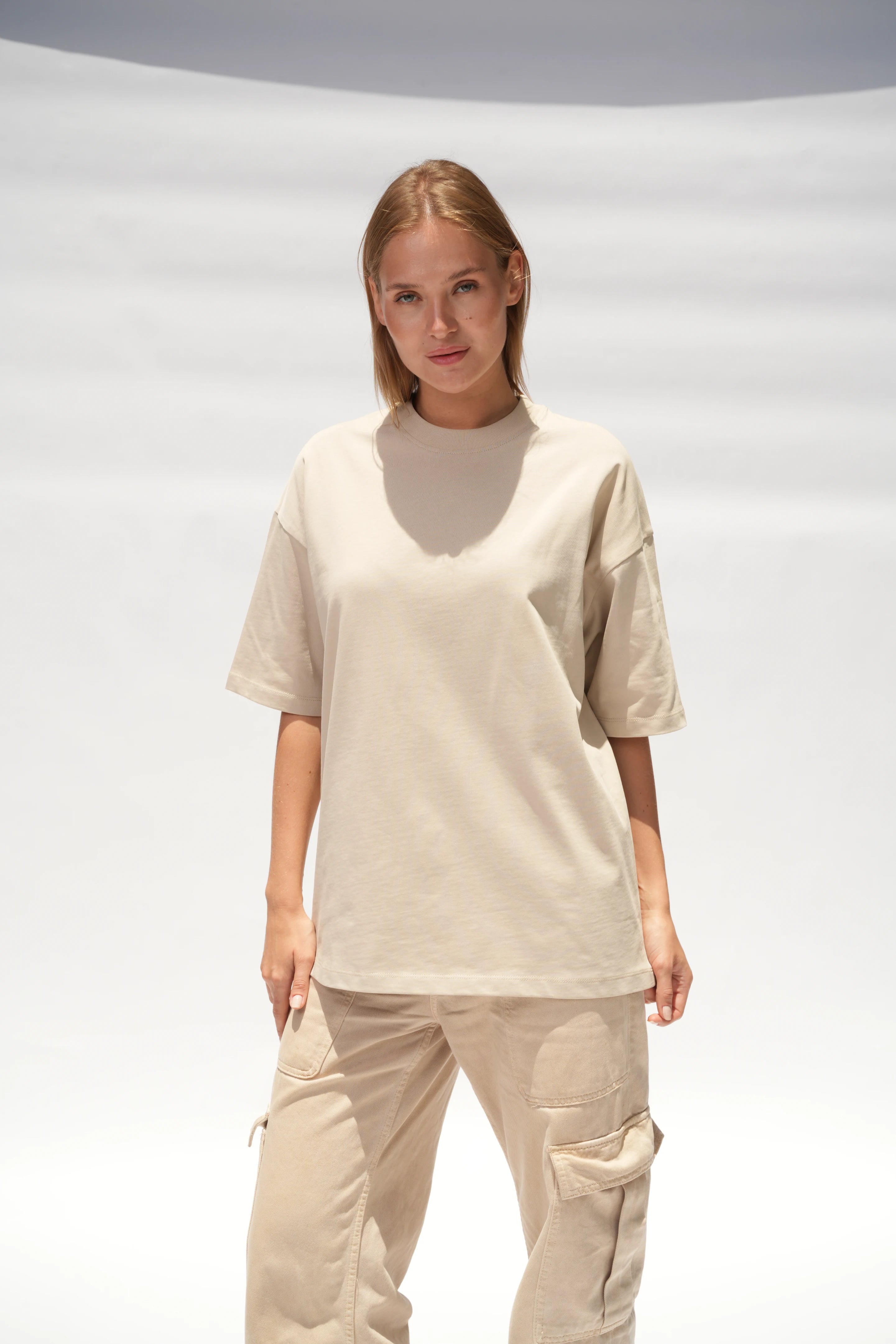 T-shirt Oversize Beige