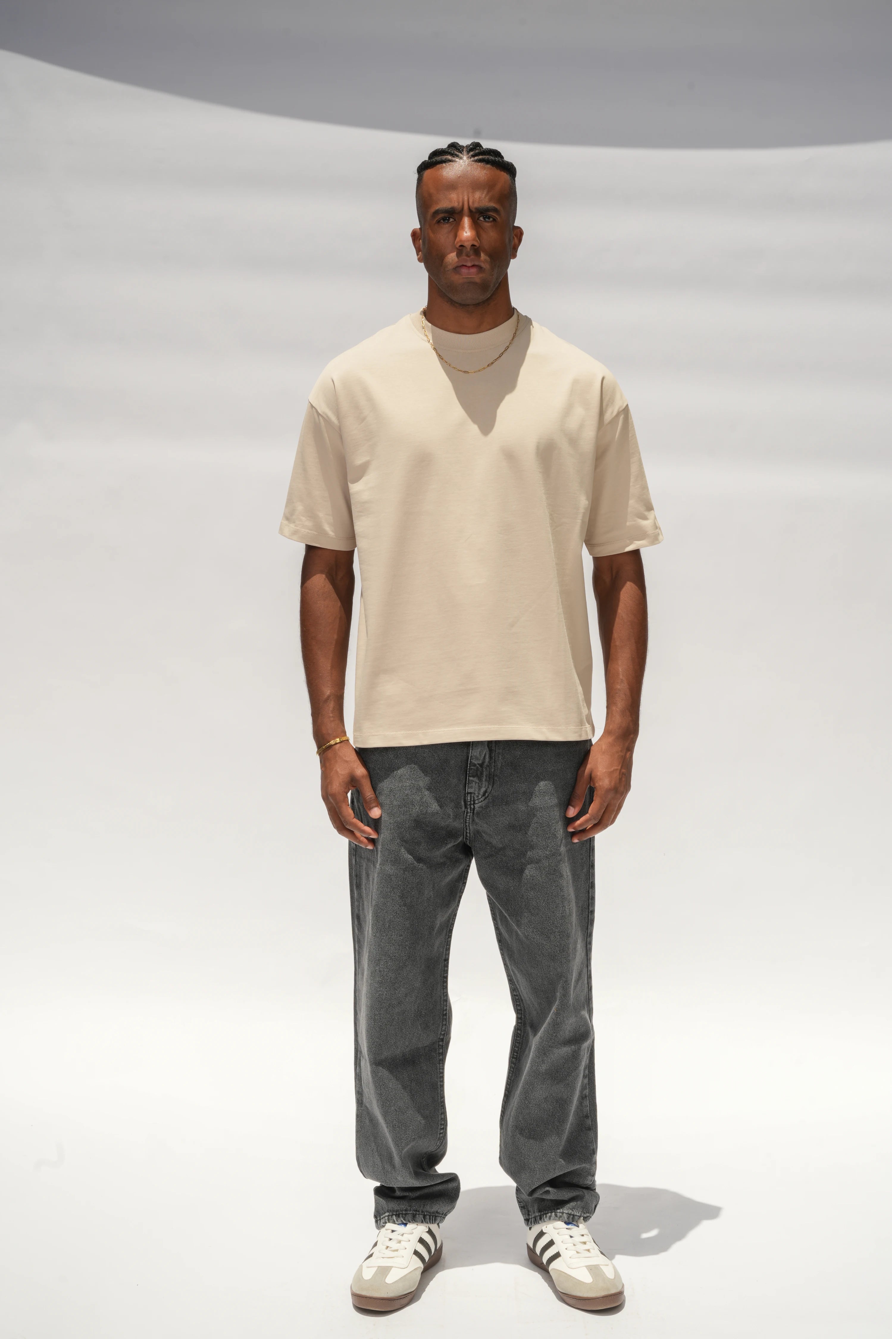 Straight Fit Jeans Gray