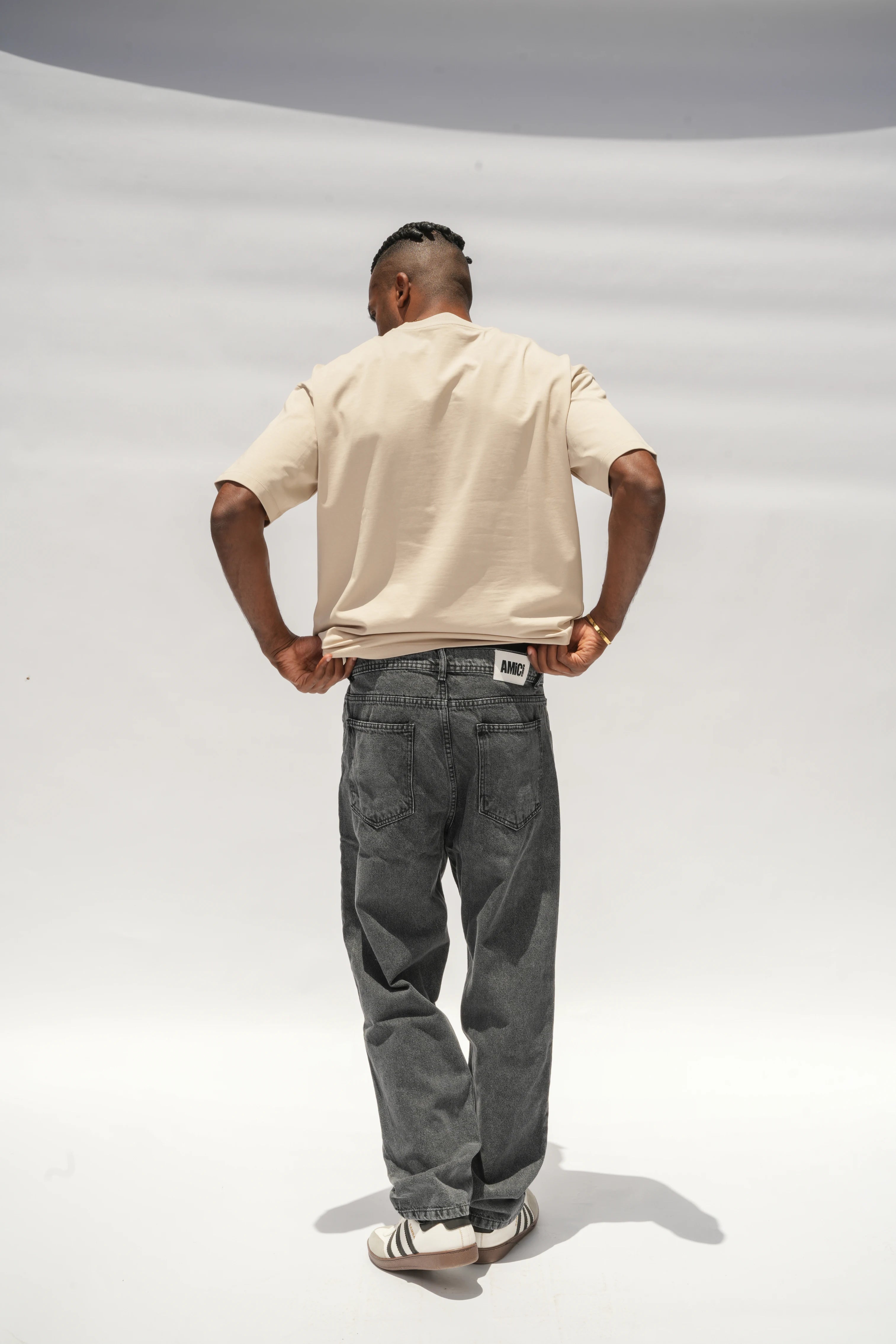 Straight Fit Jeans Gray
