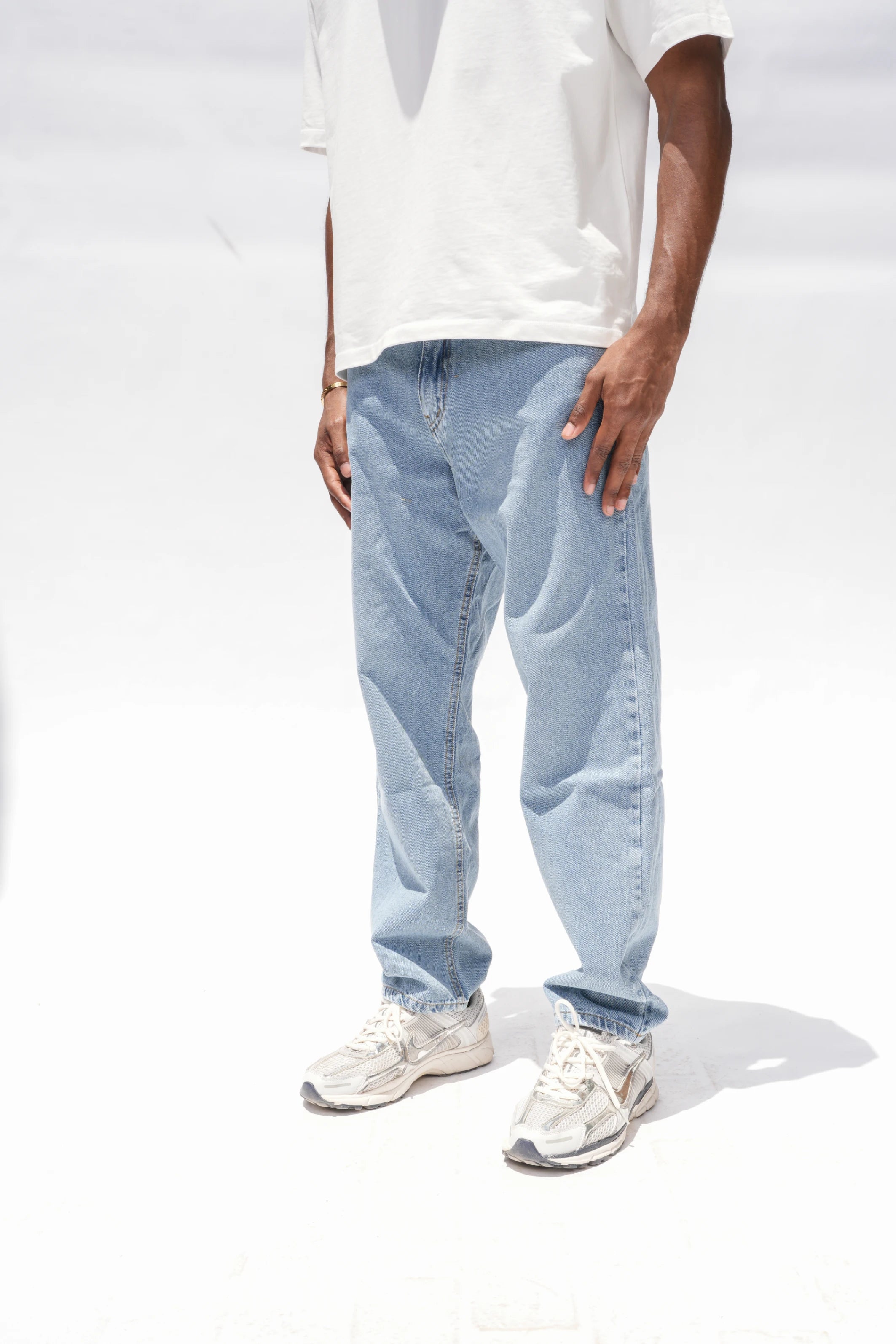 Straight Fit Jeans Mid Blue