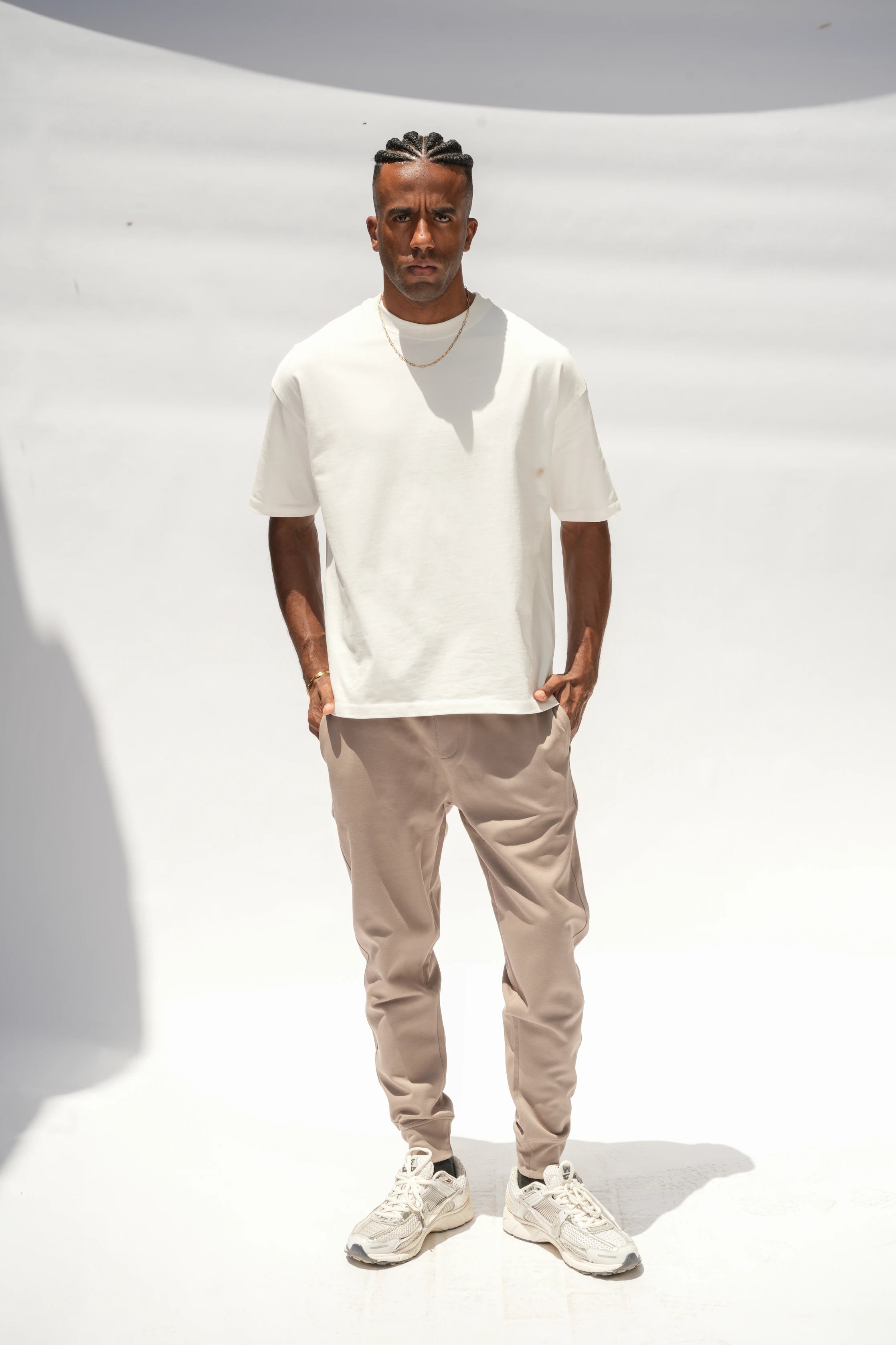 Sweatpants Basic Khaki