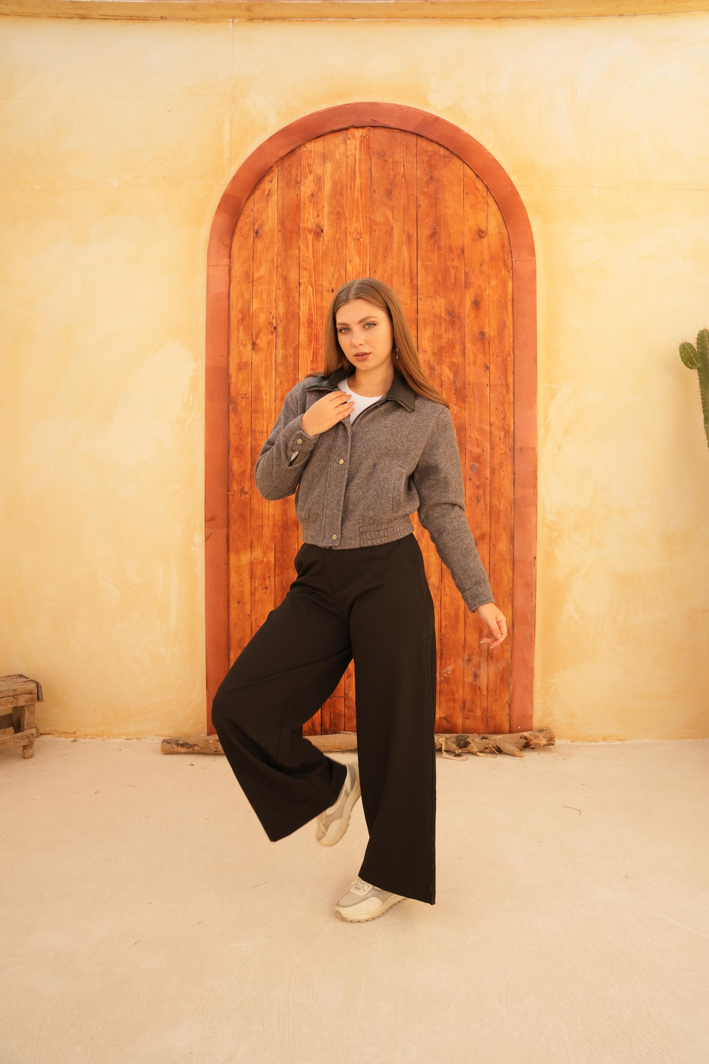 Soft Wide Leg Trousers