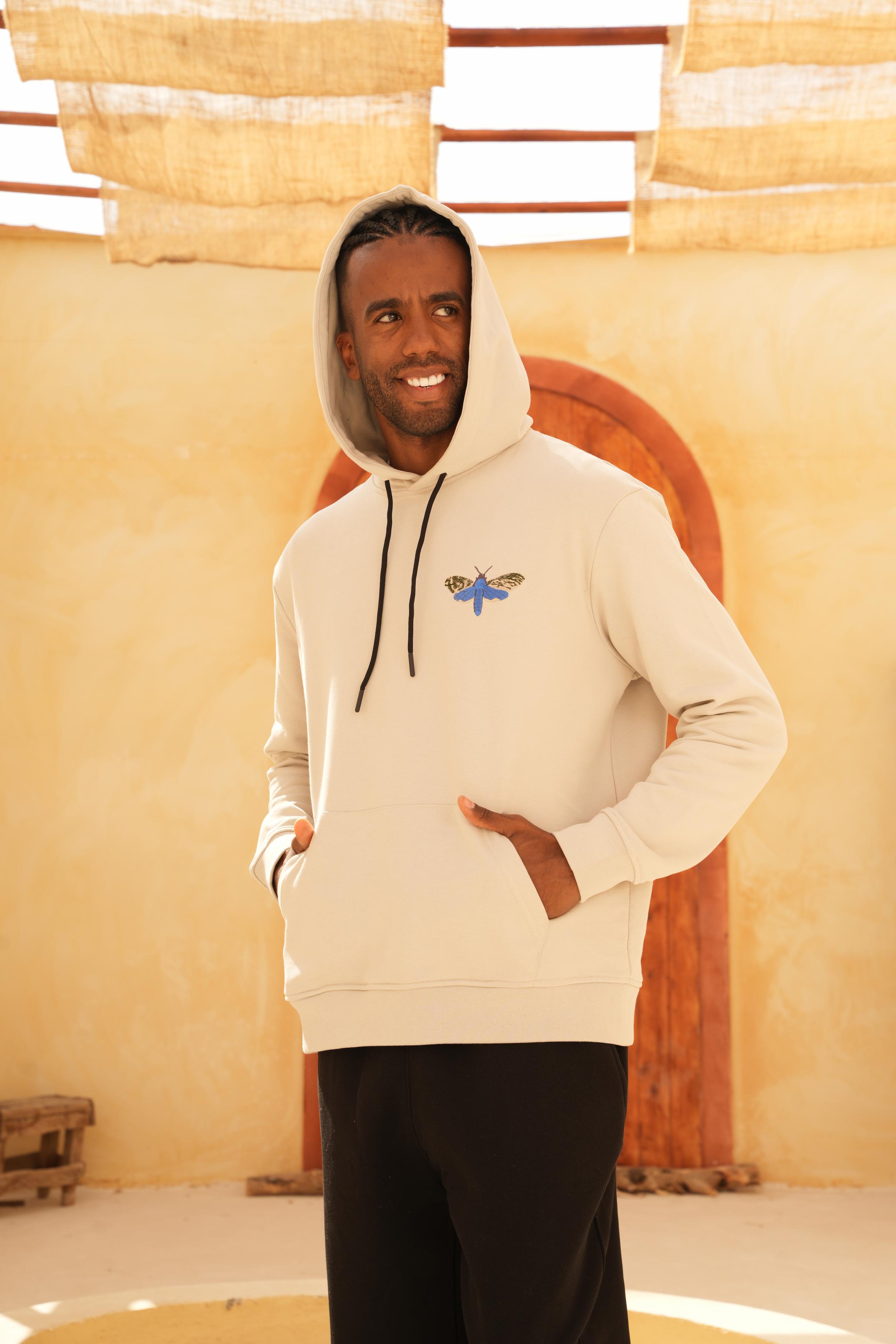 Oversize Hoodie Silver