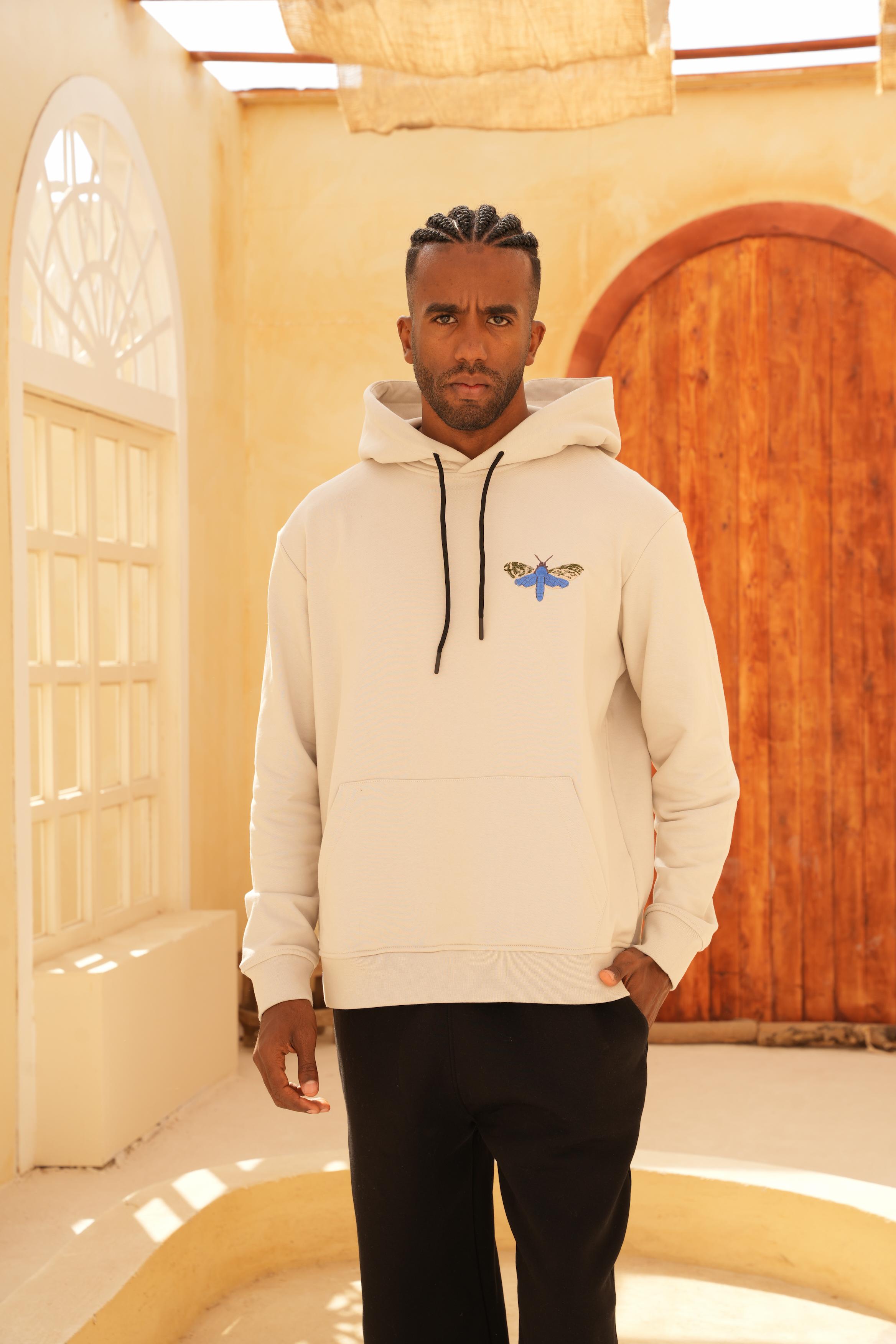 Oversize Hoodie Silver