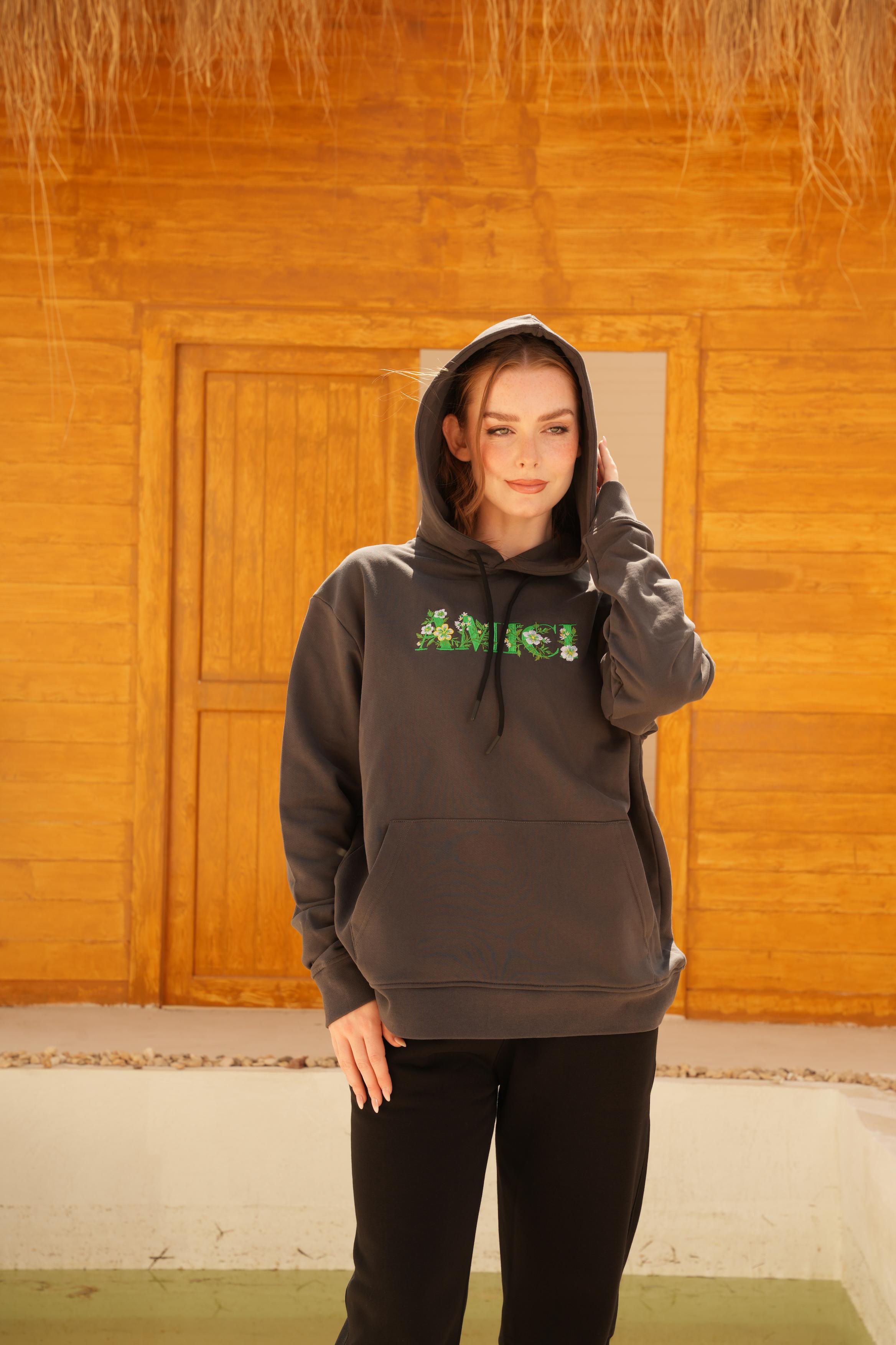 Oversize Hoodie Charcoal