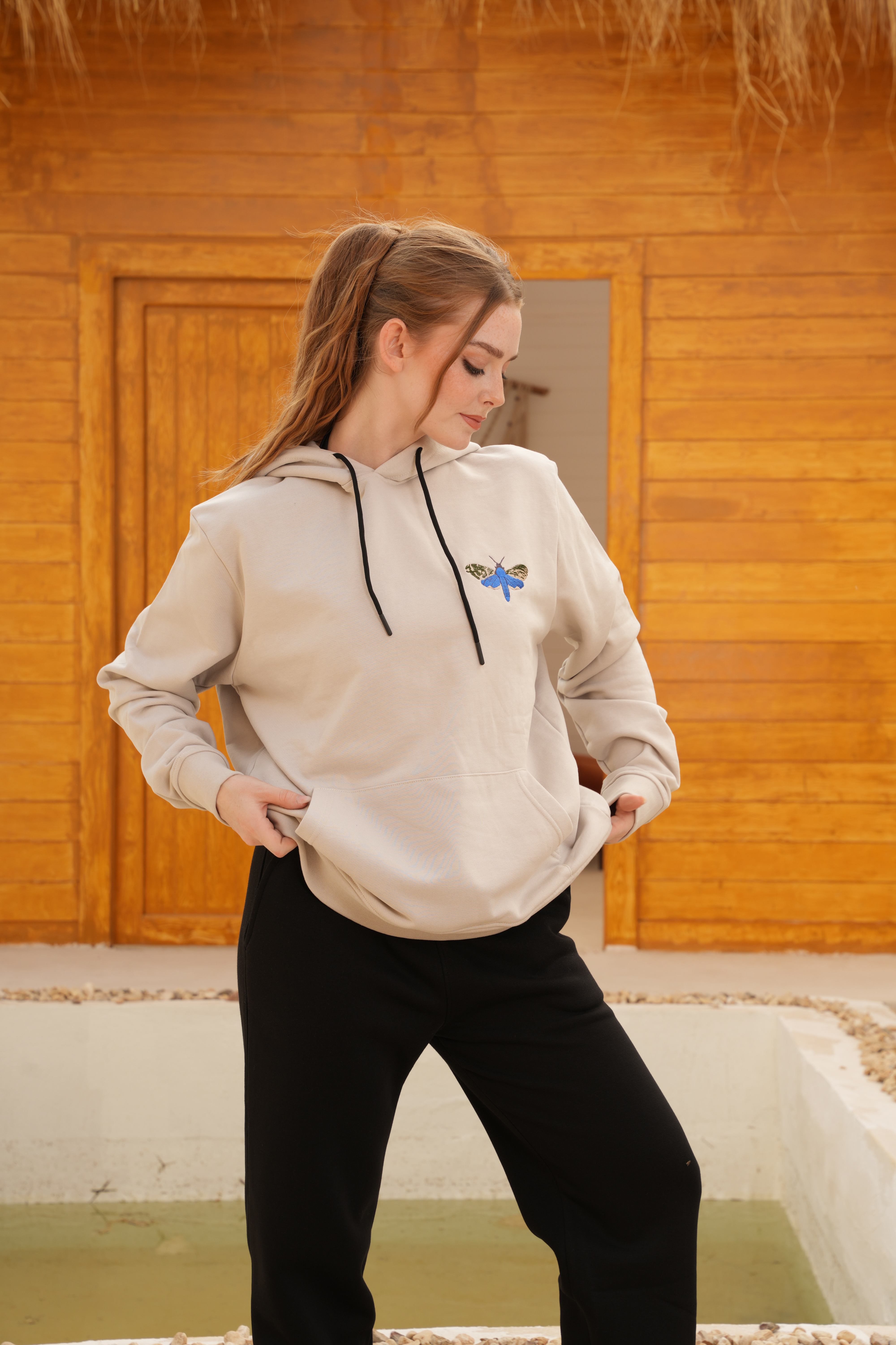 Oversize Hoodie Silver