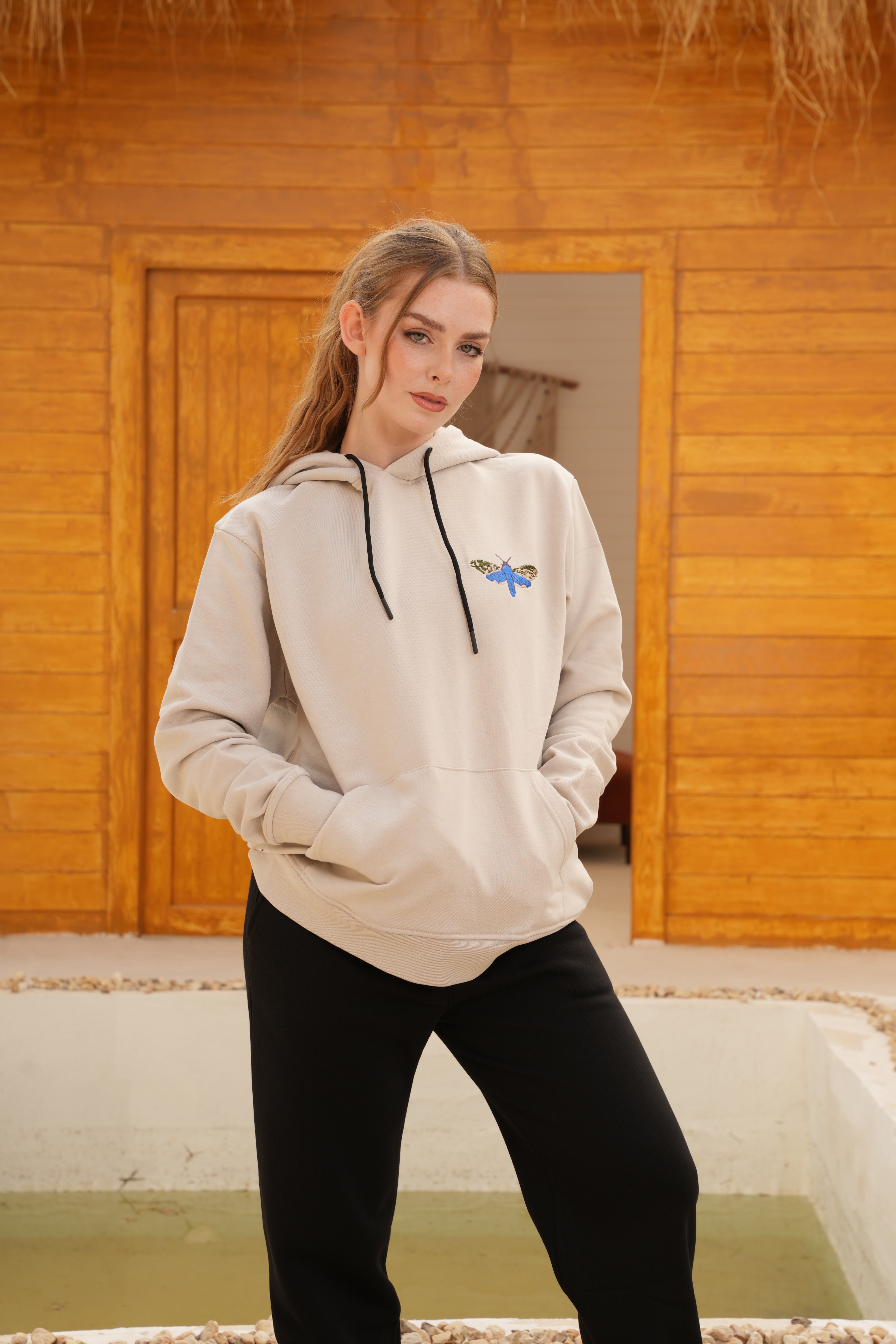 Oversize Hoodie Silver